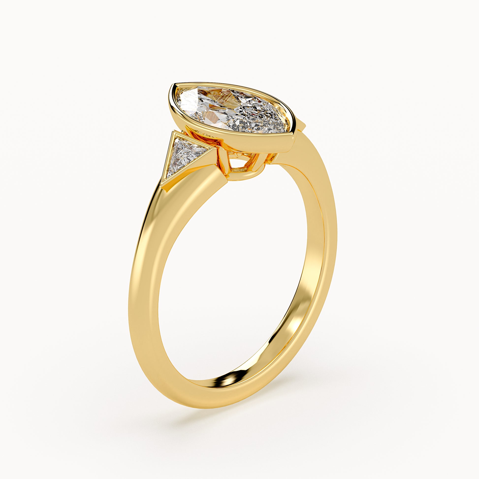 Scarlet - Yellow Gold - scarlet-YG-marquise-angle
