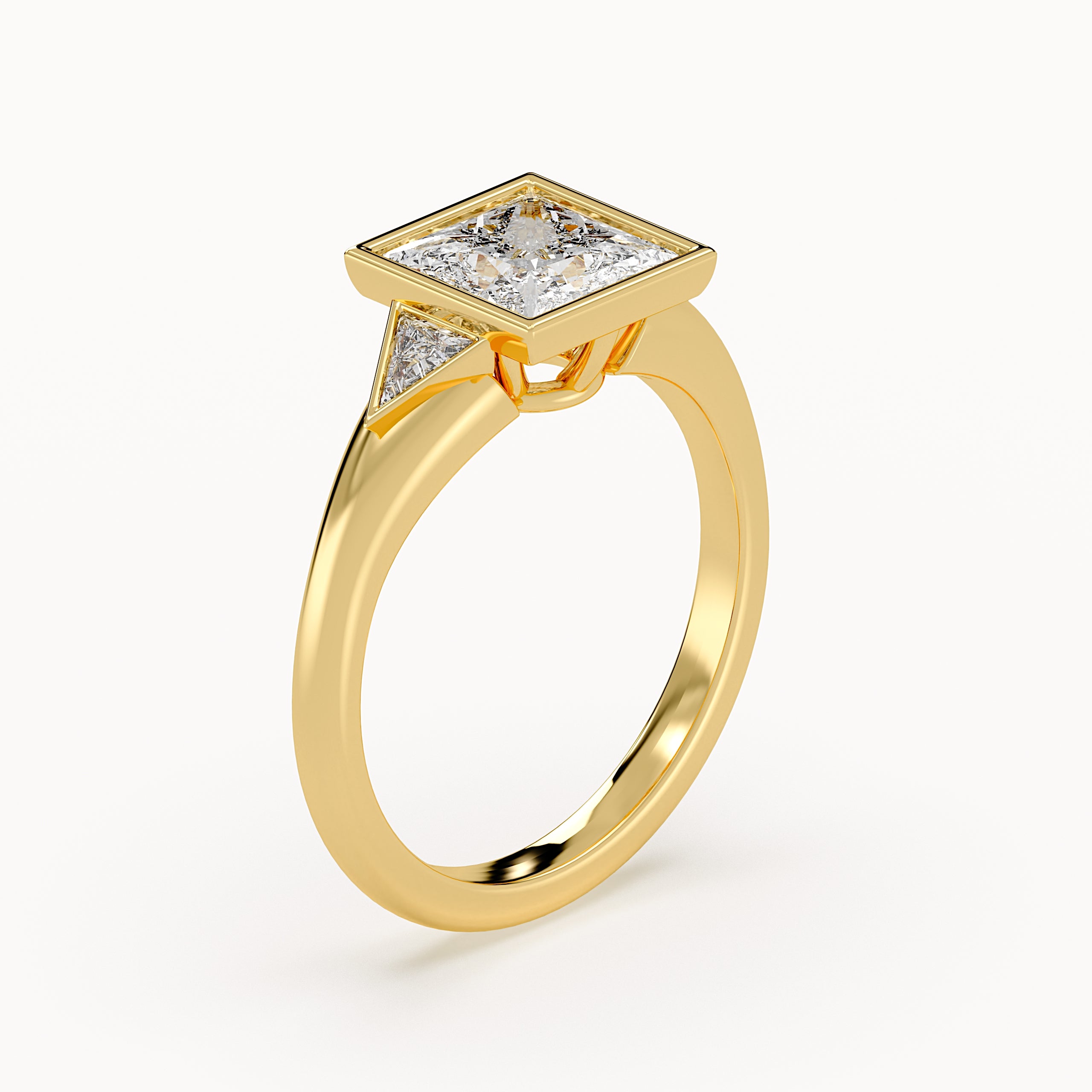 Scarlet - Yellow Gold - scarlet-YG-princess-angle