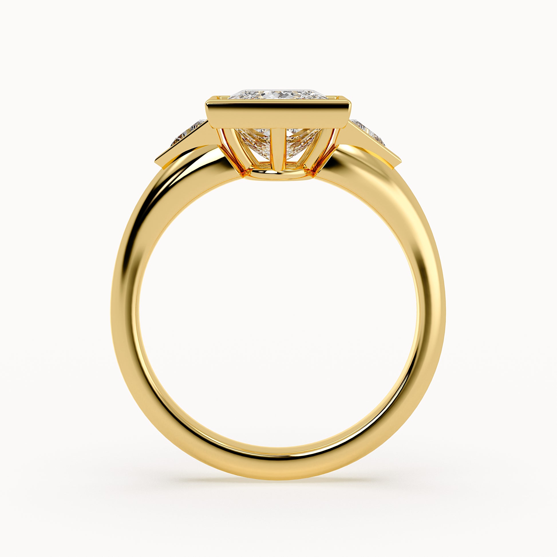 Scarlet - Yellow Gold - scarlet-YG-princess-front
