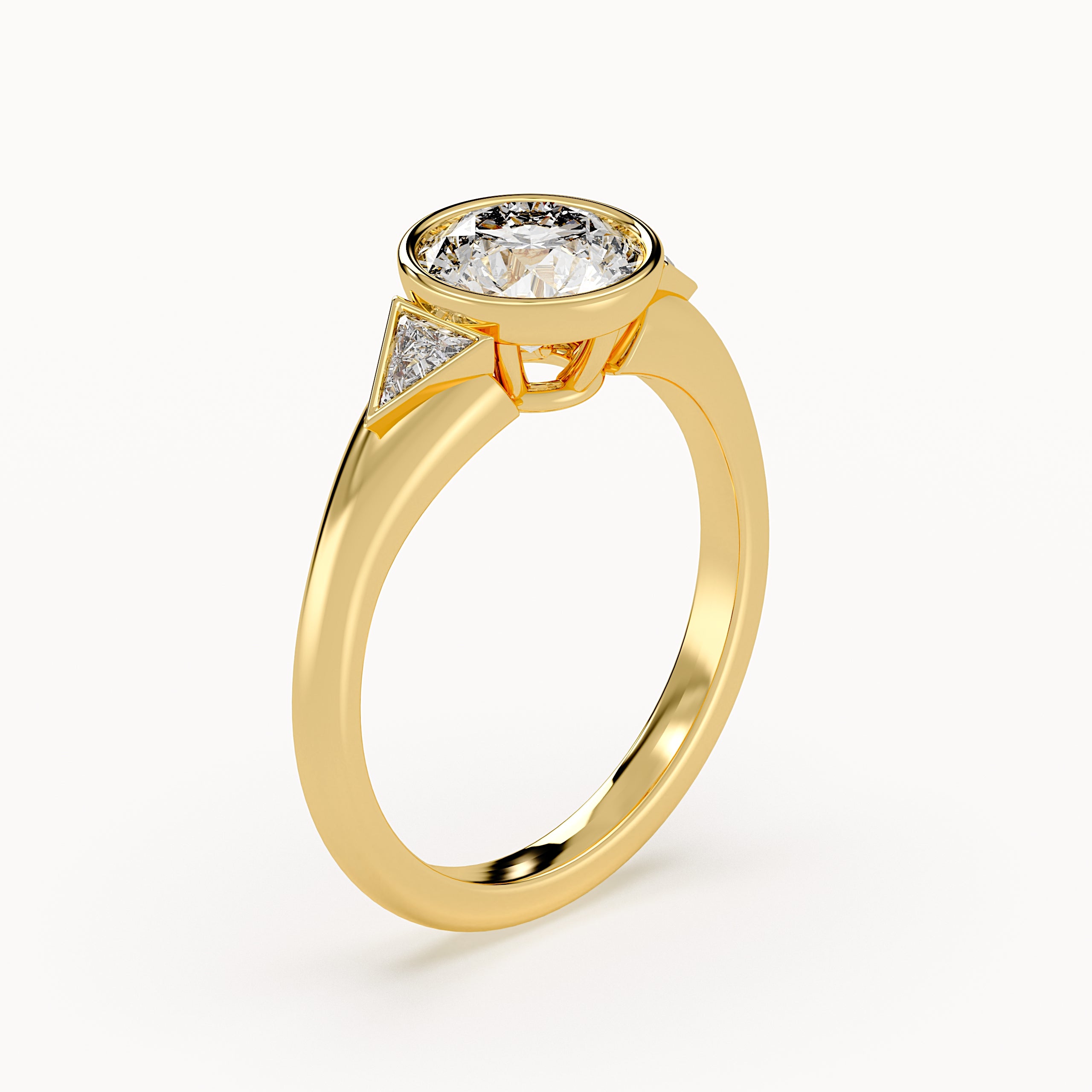 Scarlet - Yellow Gold - scarlet-YG-round-angle