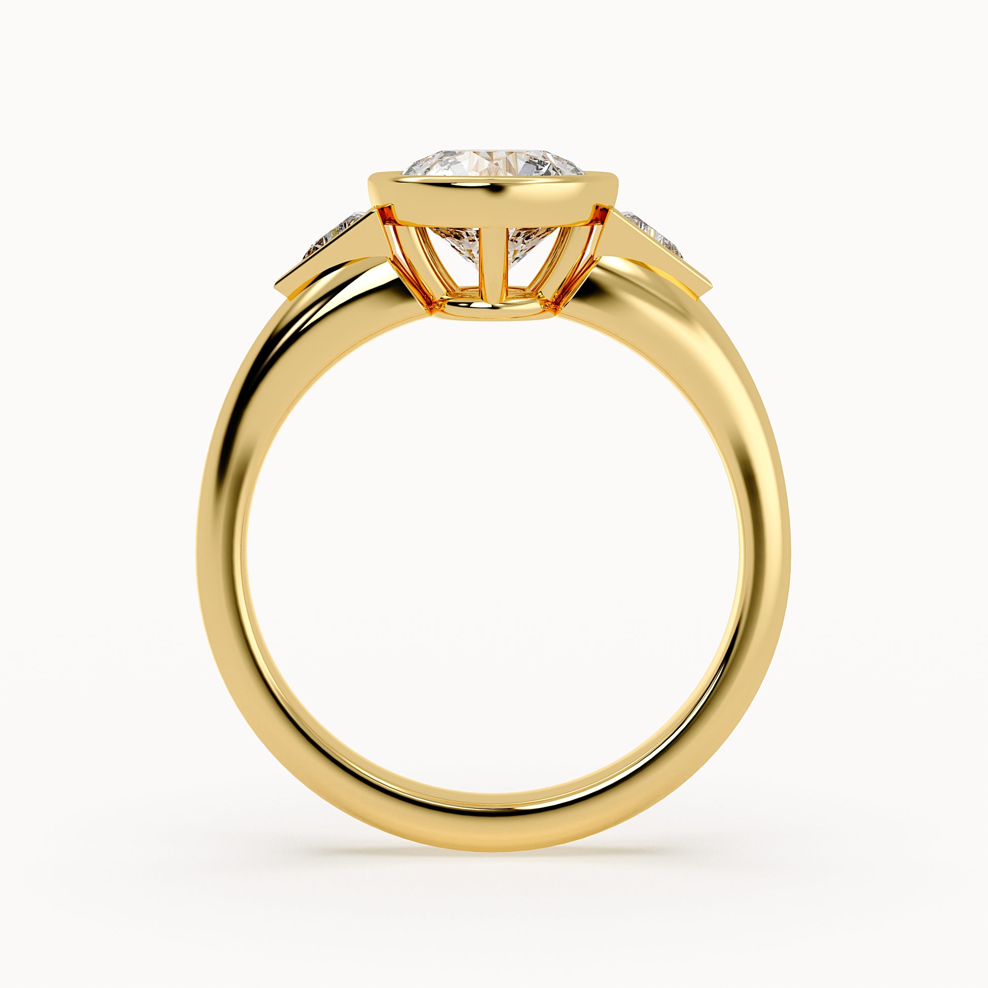 Scarlet - Yellow Gold - scarlet-YG-round-front