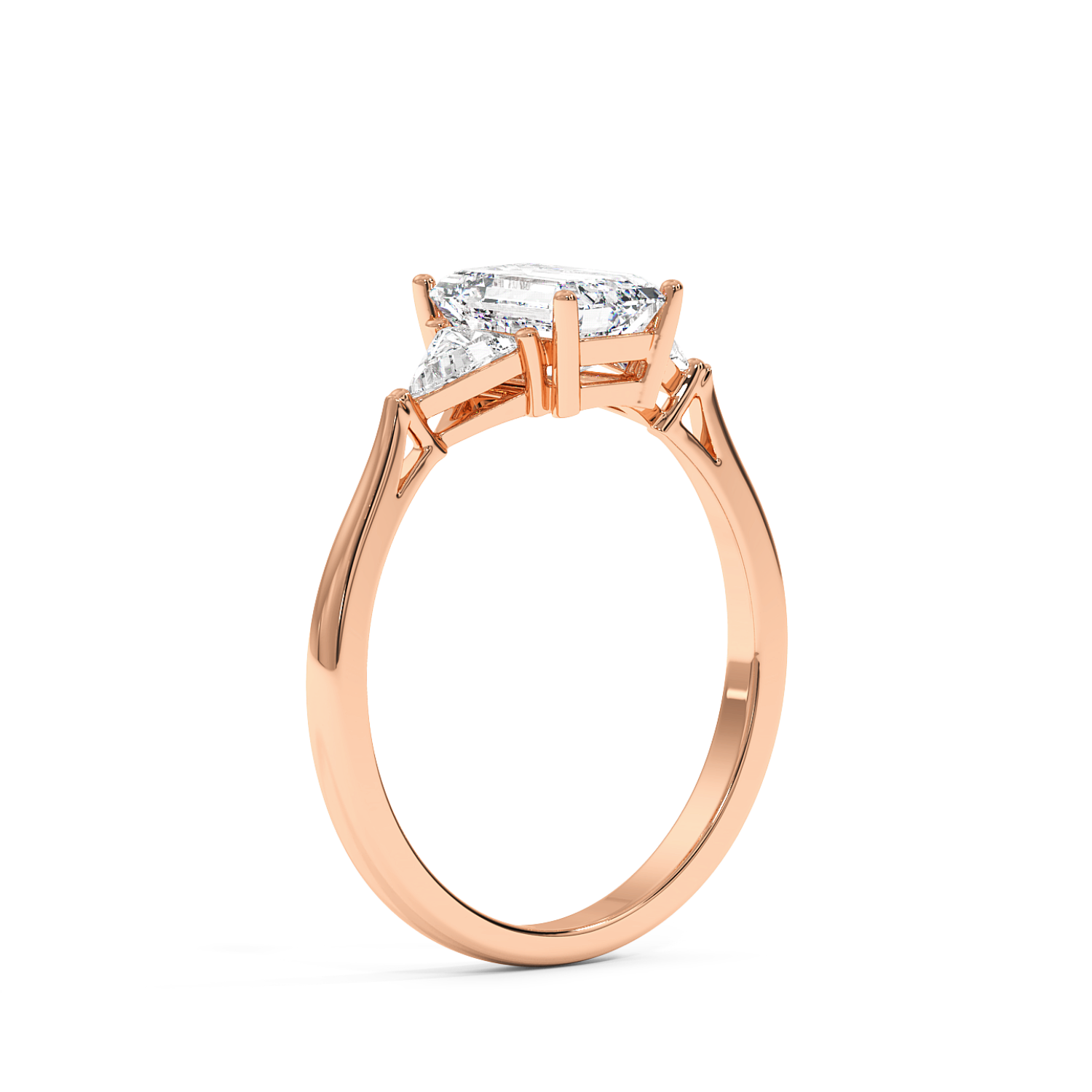 Seerat - Rose Gold - seerat-RG-emerald-angle