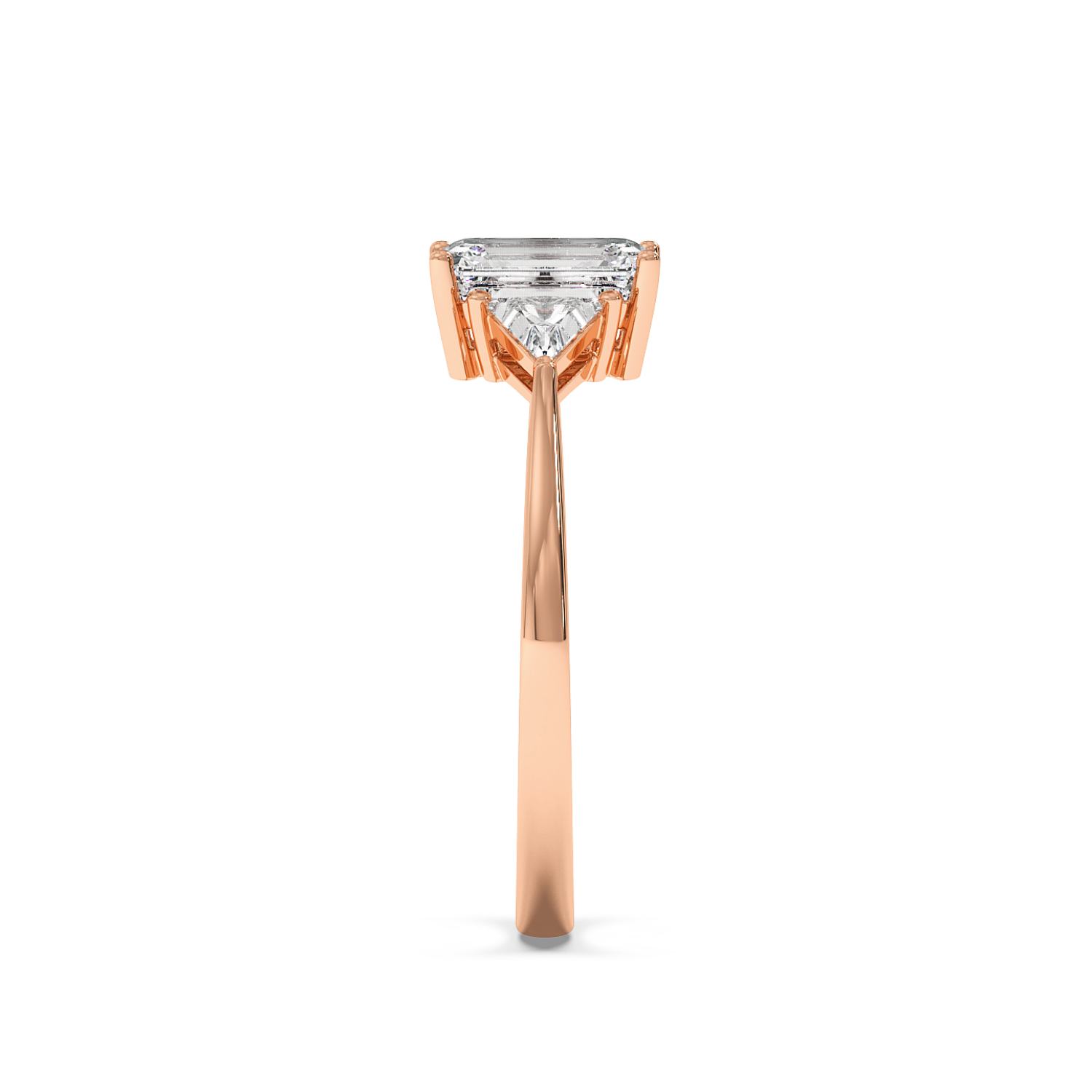 Seerat - Rose Gold - seerat-RG-emerald-side