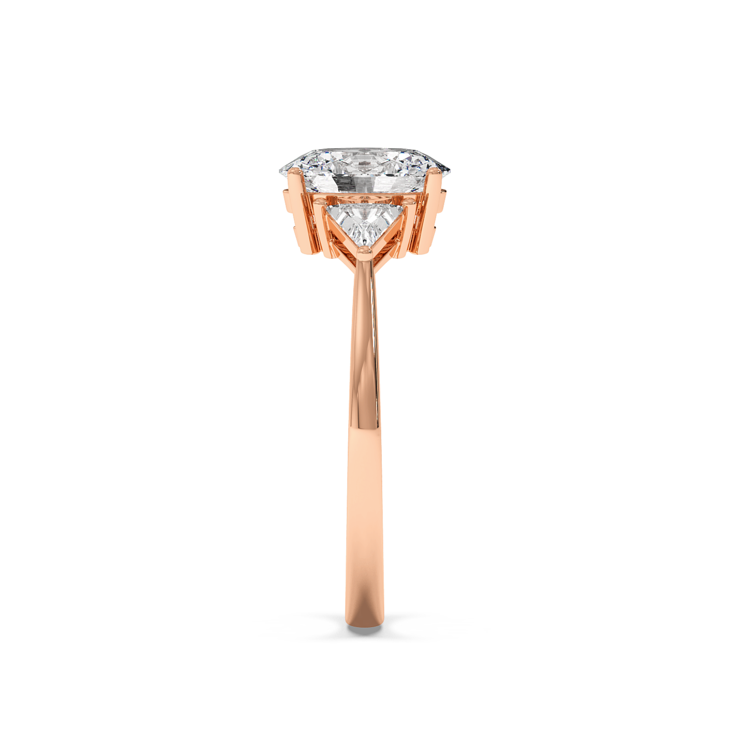 Seerat - Rose Gold - seerat-RG-oval-side