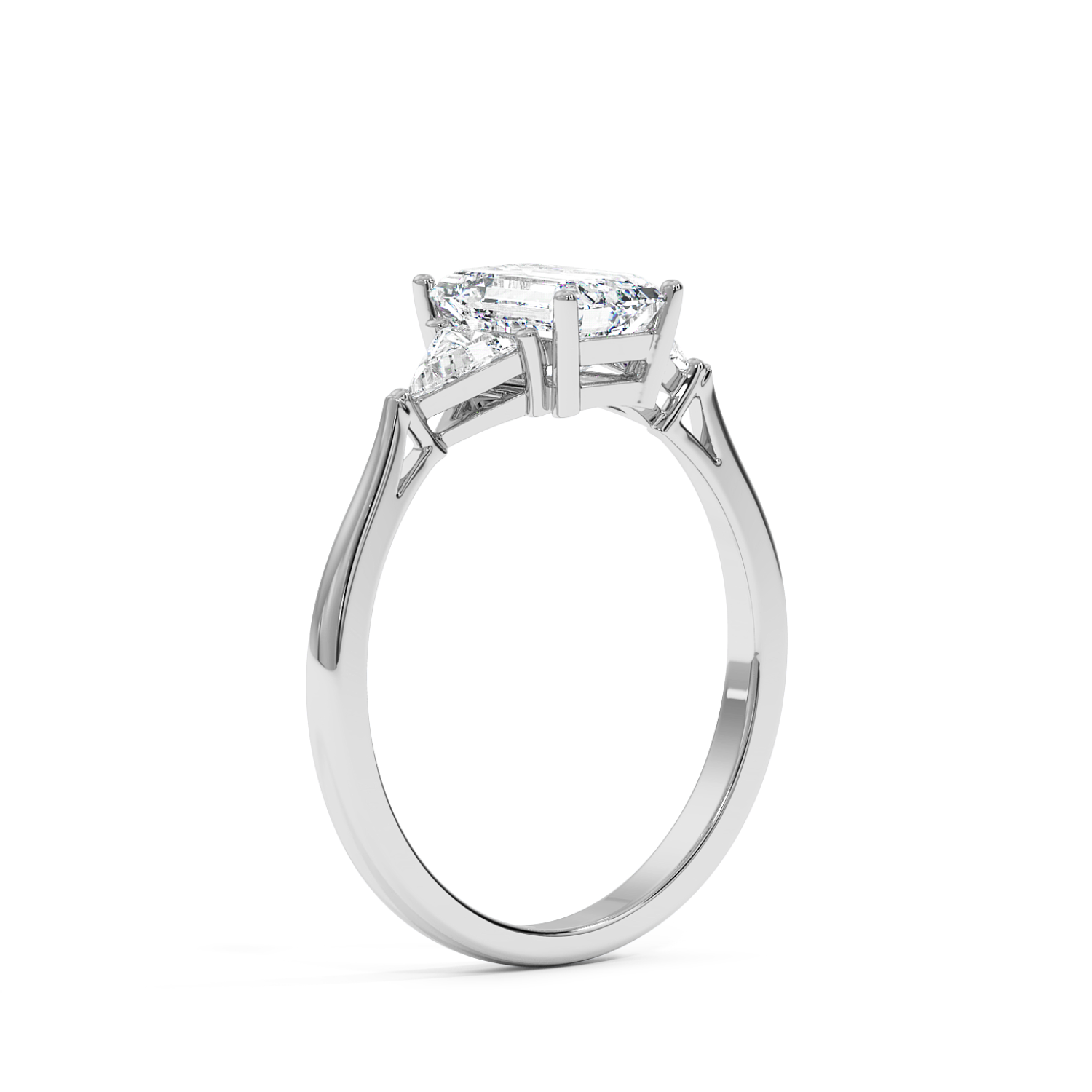 Seerat - White Gold - seerat-WG-emerald-angle