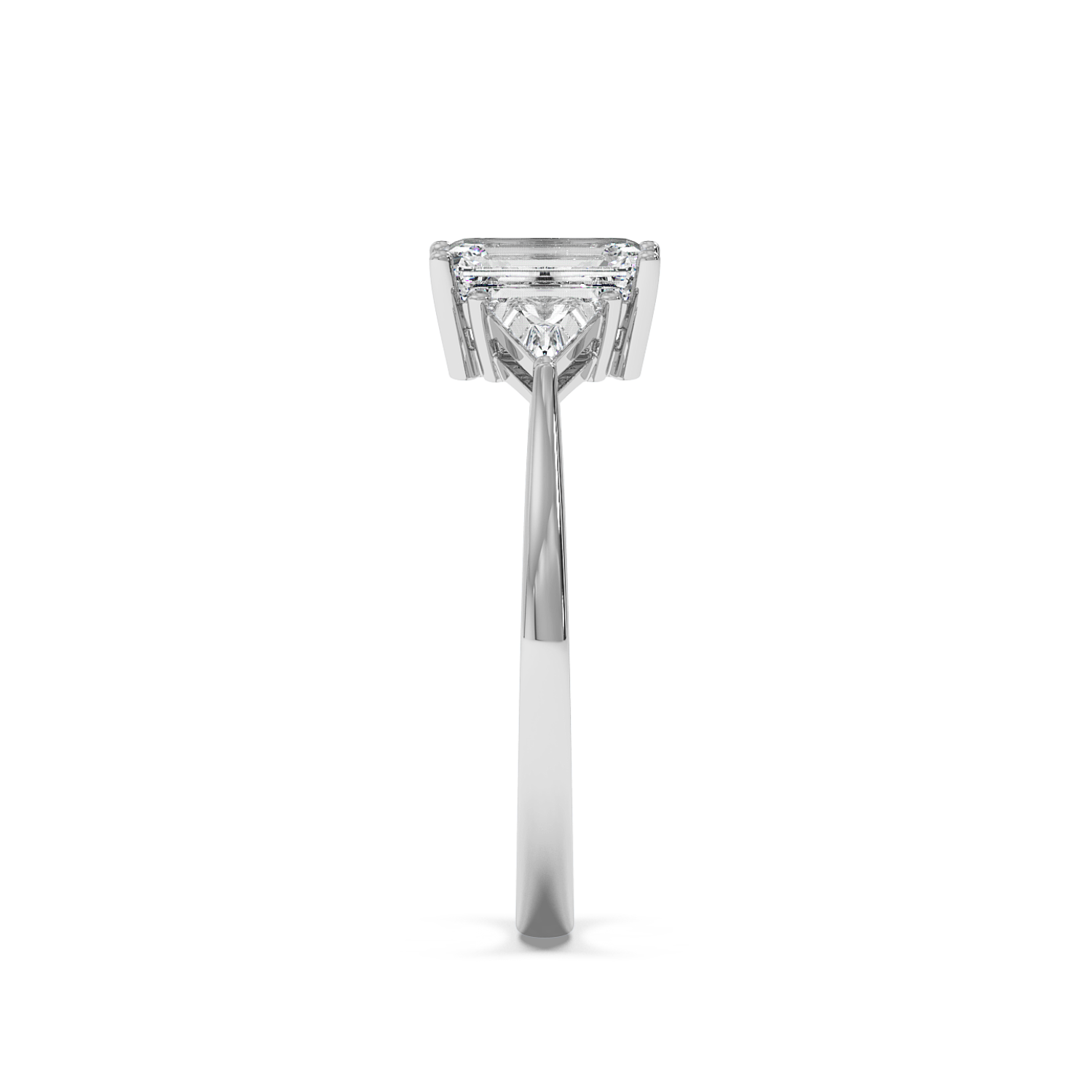 Seerat - White Gold - seerat-WG-emerald-side