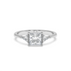 Seerat - Classic Three-Stone Lab Grown Diamond Engagement Ring - Princess