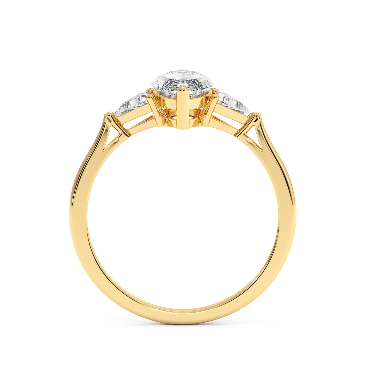 Seerat - Yellow Gold - seerat-YG-marquise-front