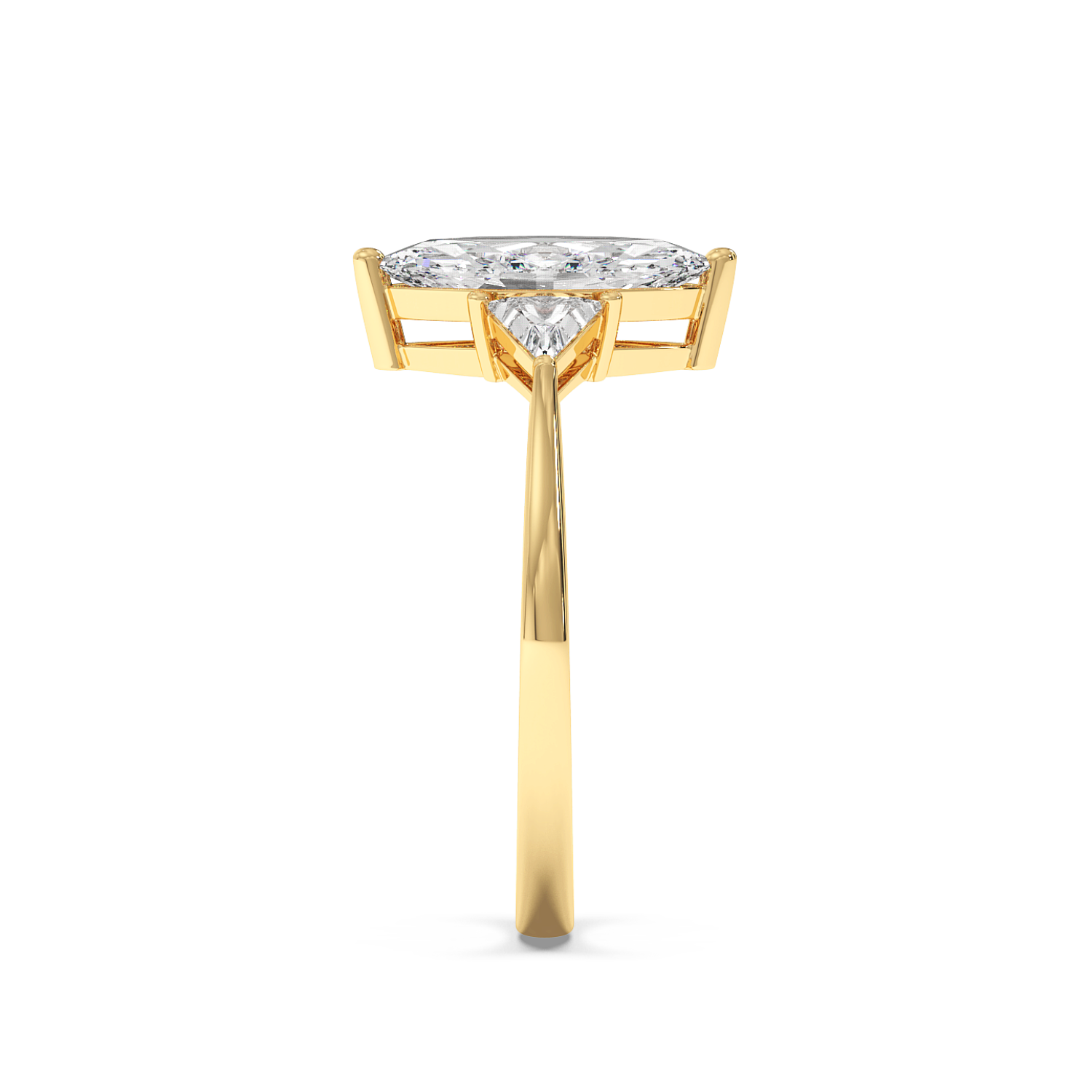 Seerat - Yellow Gold - seerat-YG-marquise-side