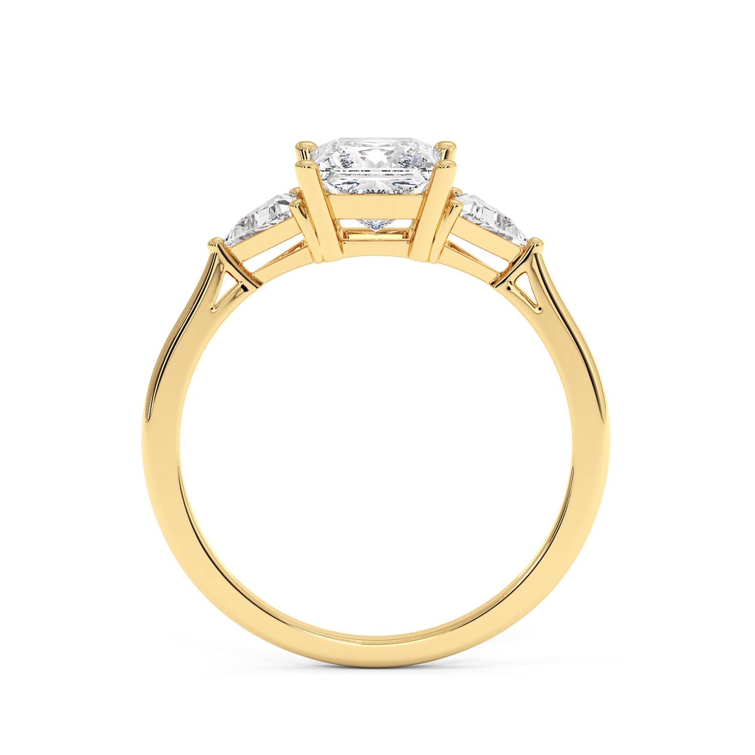 Seerat - Yellow Gold - seerat-YG-princess-front