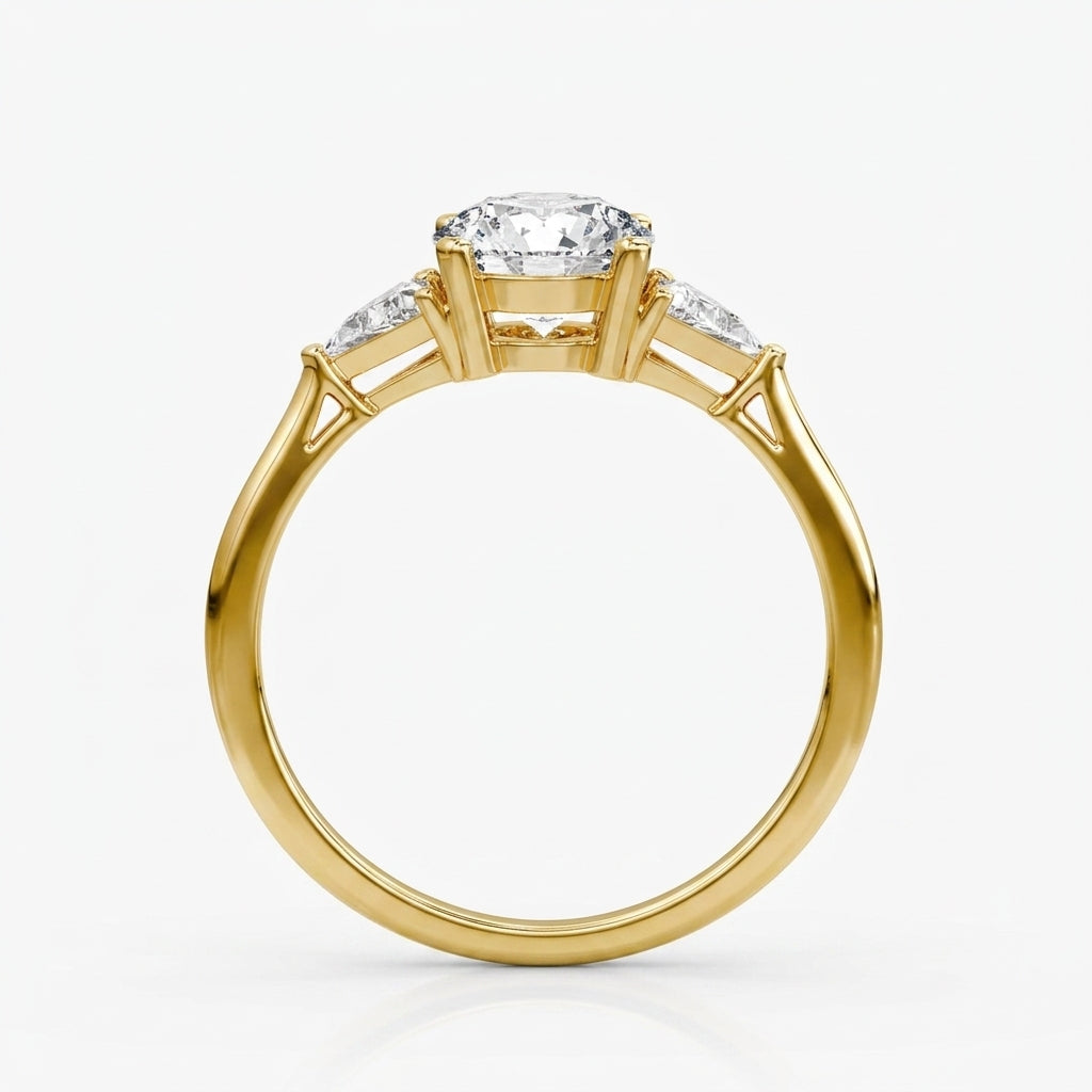 Seerat - Yellow Gold - seerat-YG-round-front