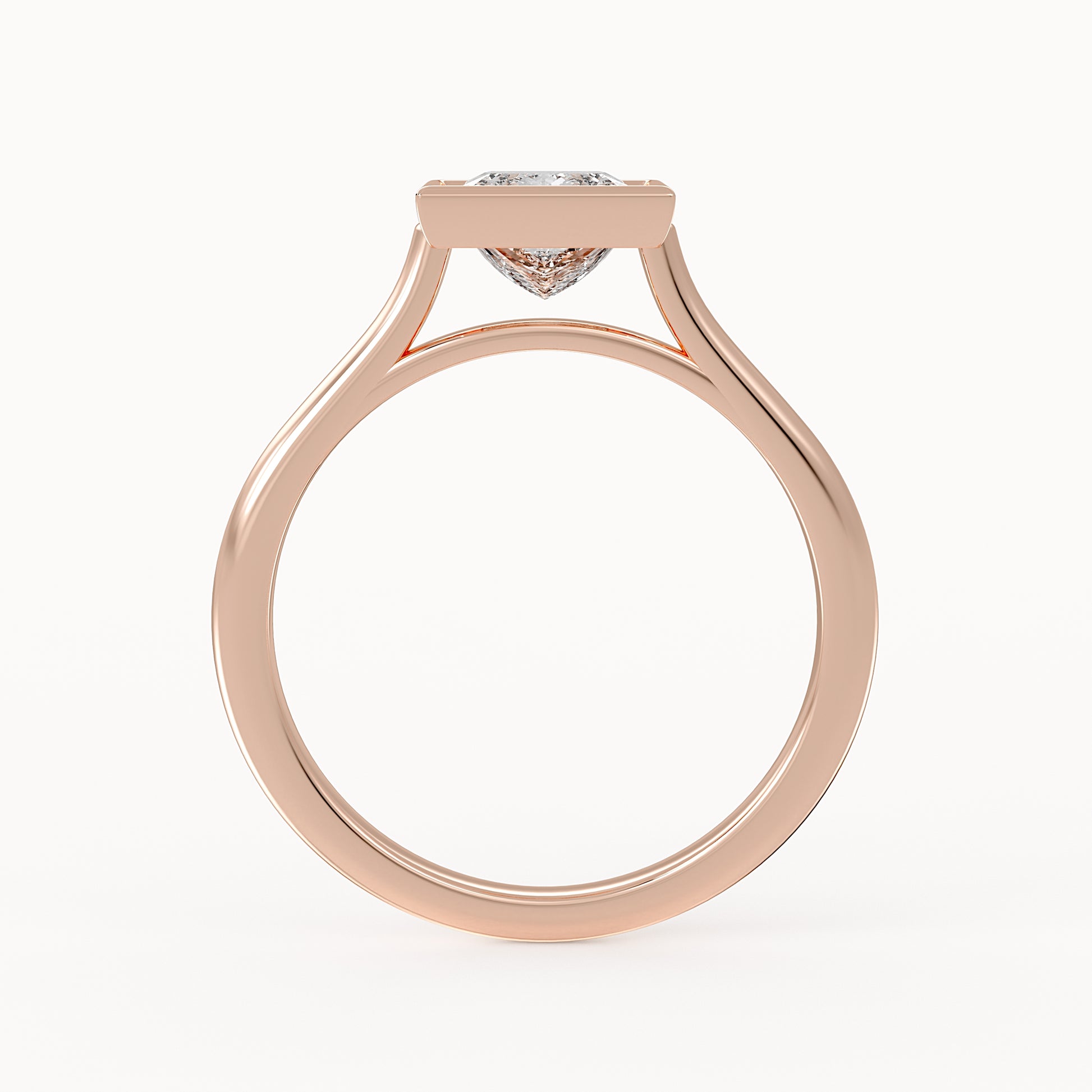 Serena - Rose Gold - serena-RG-princess-front