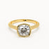 Serena - Yellow Gold - serena-YG-cushion-hero