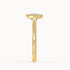 Serena - Yellow Gold - serena-YG-cushion-side