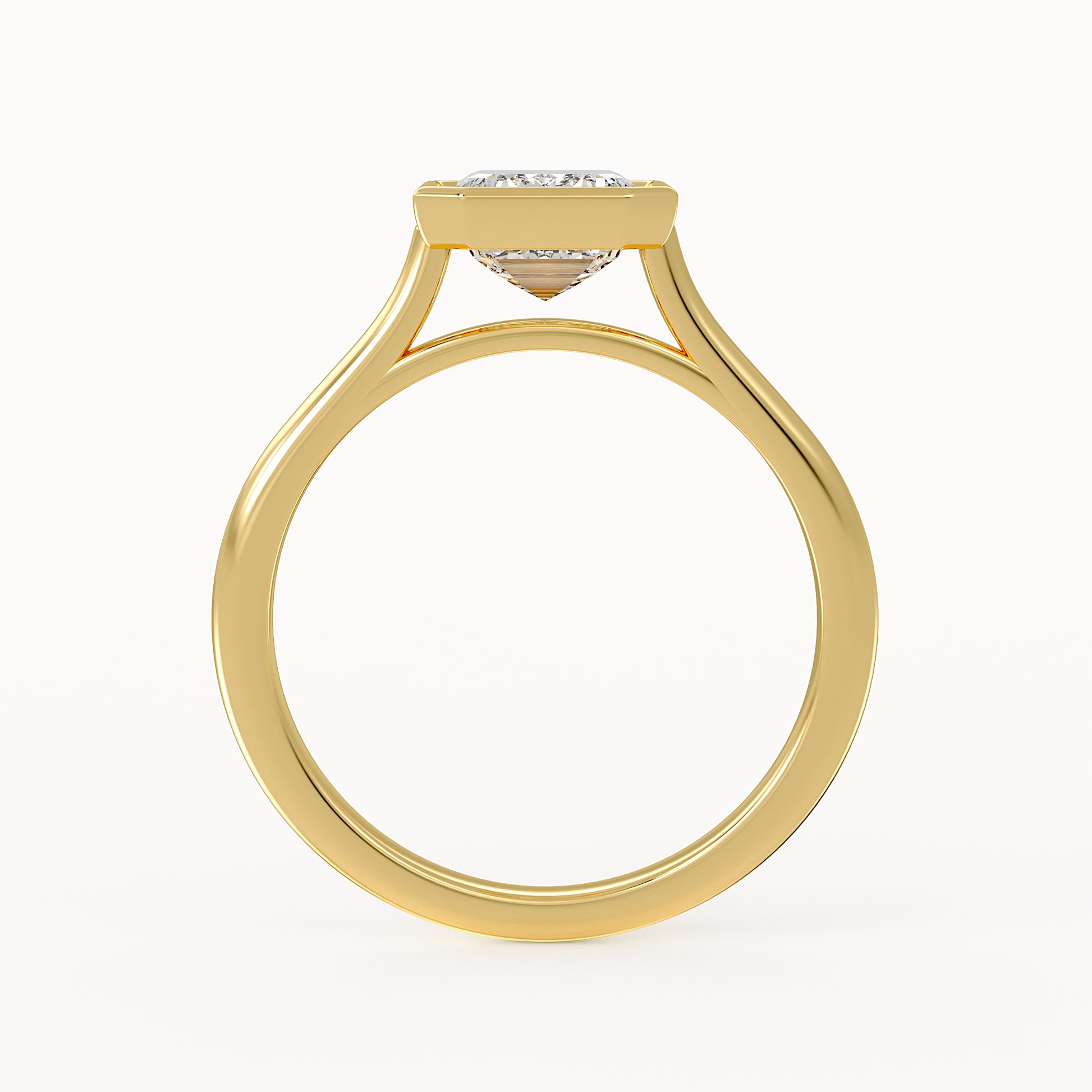 Serena - Yellow Gold - serena-YG-emerald-front