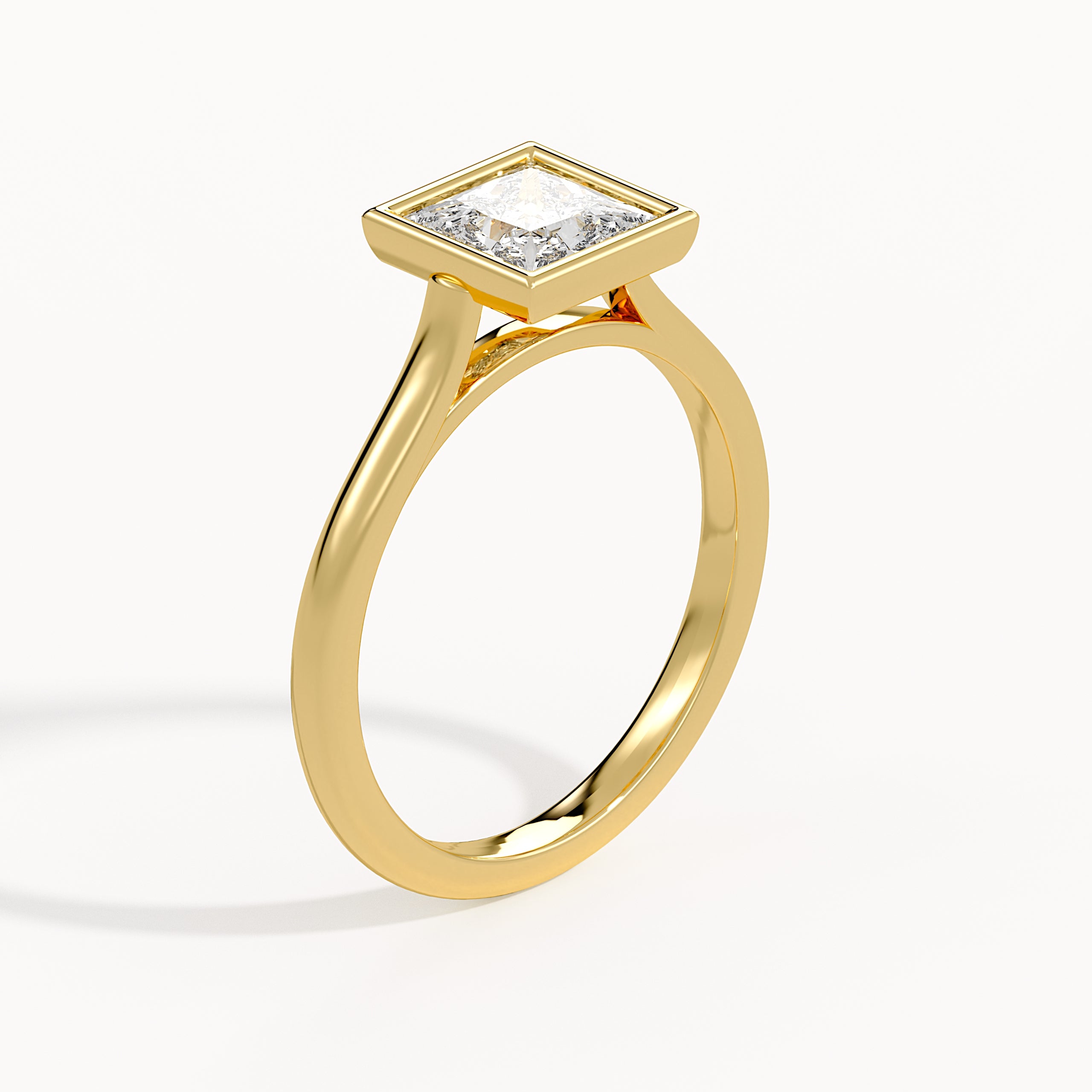 Serena - Yellow Gold - serena-YG-princess-angle