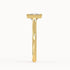 Serena - Yellow Gold - serena-YG-princess-side