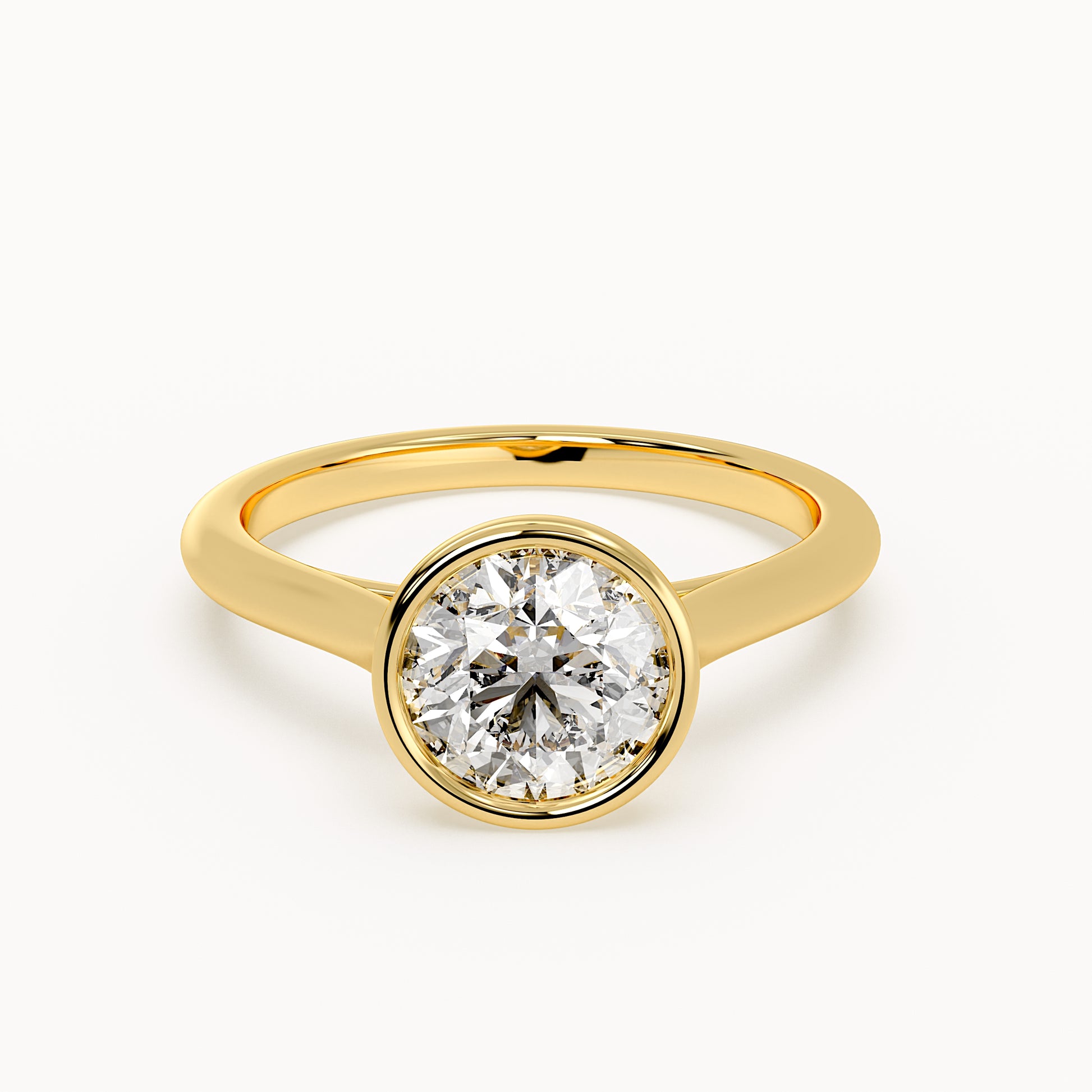 Serena - Yellow Gold - serena-YG-round-hero
