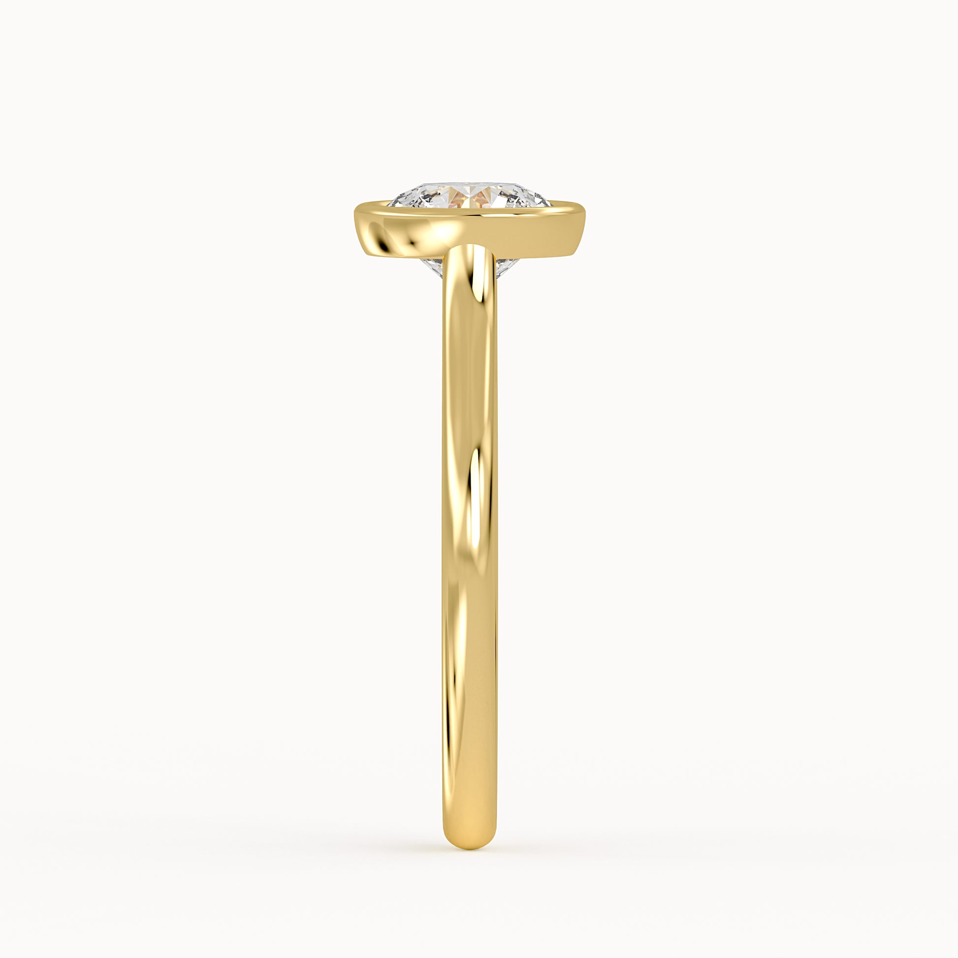 Serena - Yellow Gold - serena-YG-round-side