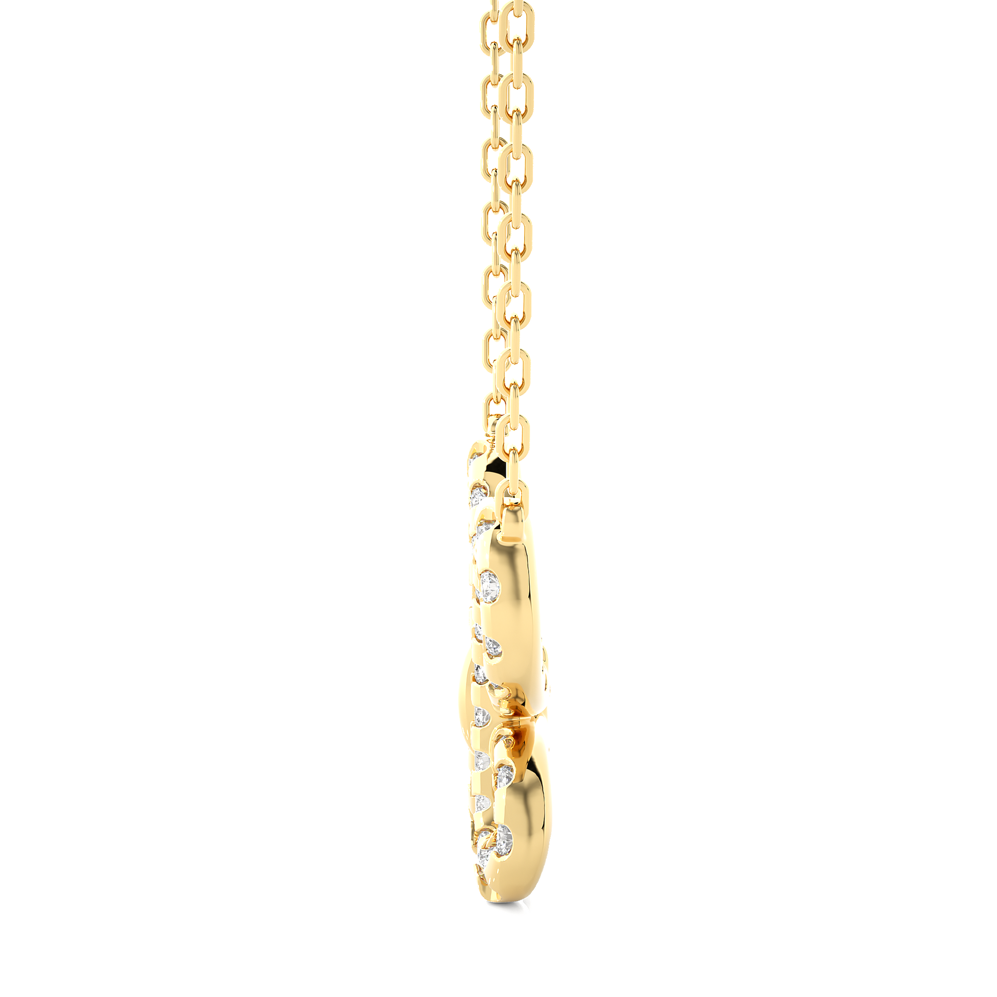 Signe - Yellow Gold - signe-YG-round-side