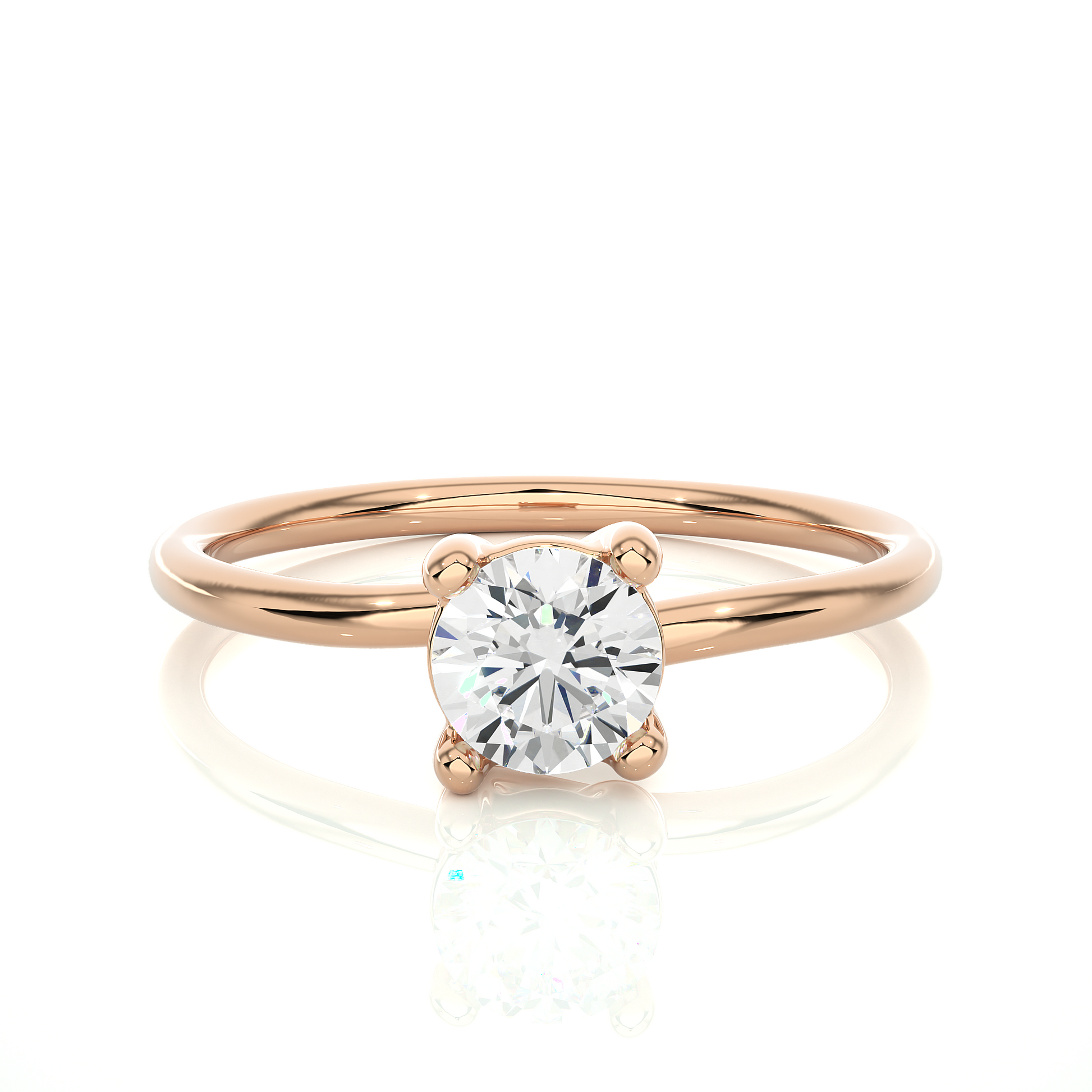 Simone - Rose Gold - simone-RG-round-hero