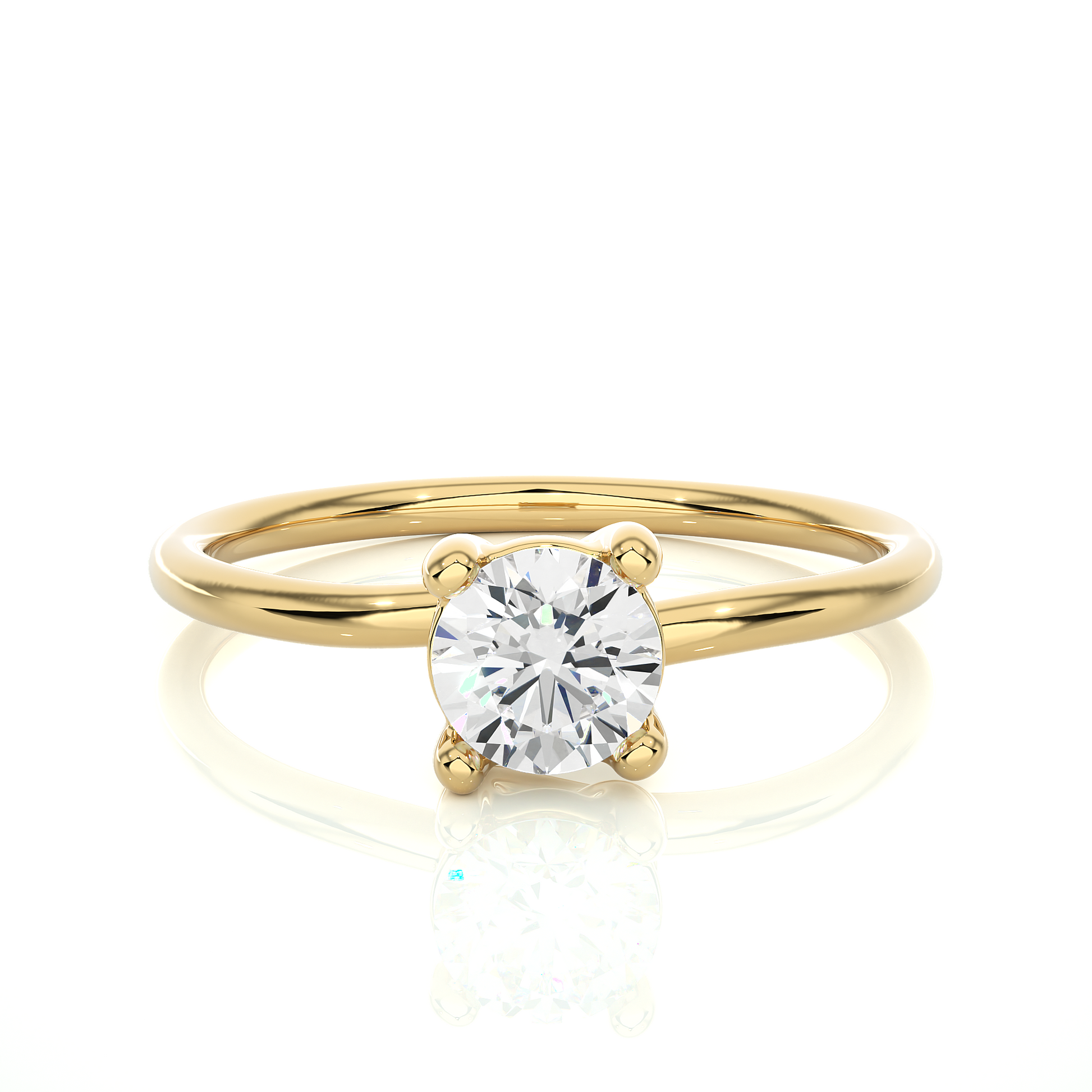 Simone - Yellow Gold - simone-YG-round-hero