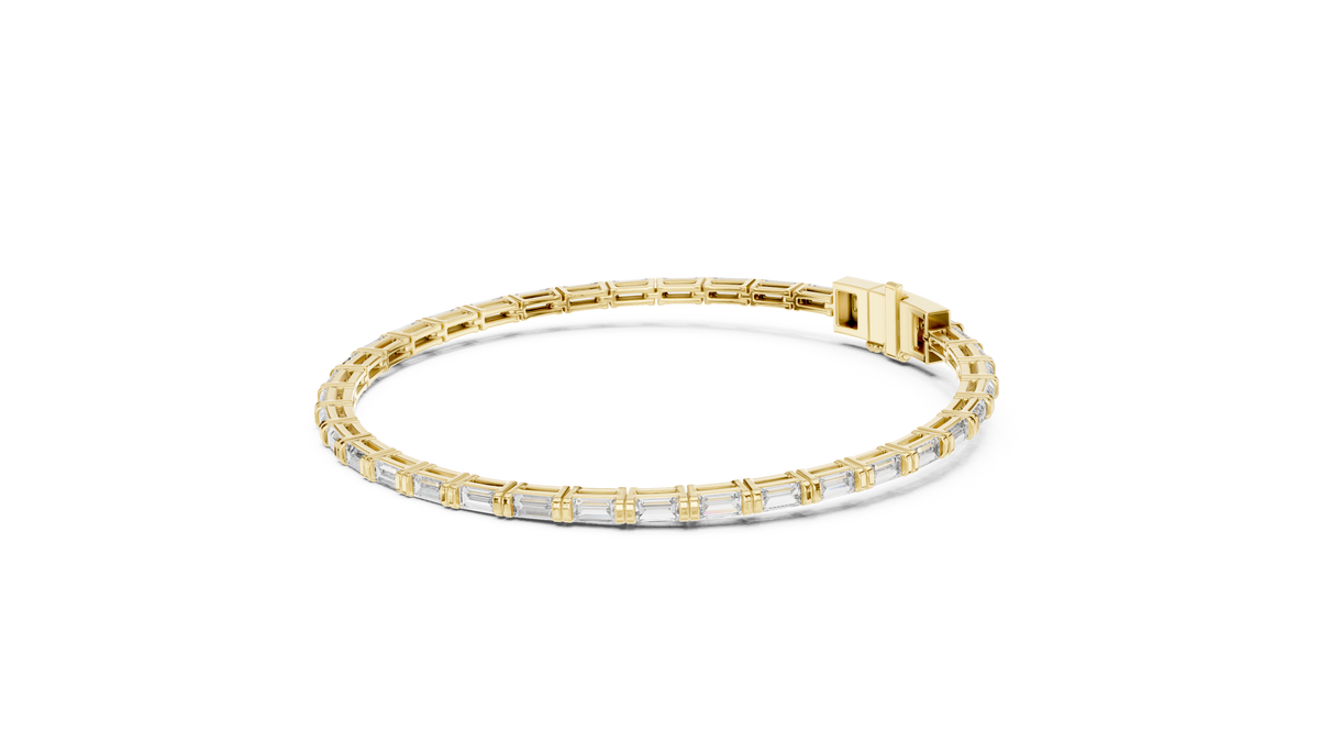 Solene - Yellow Gold - solene-YG-baguette-angle