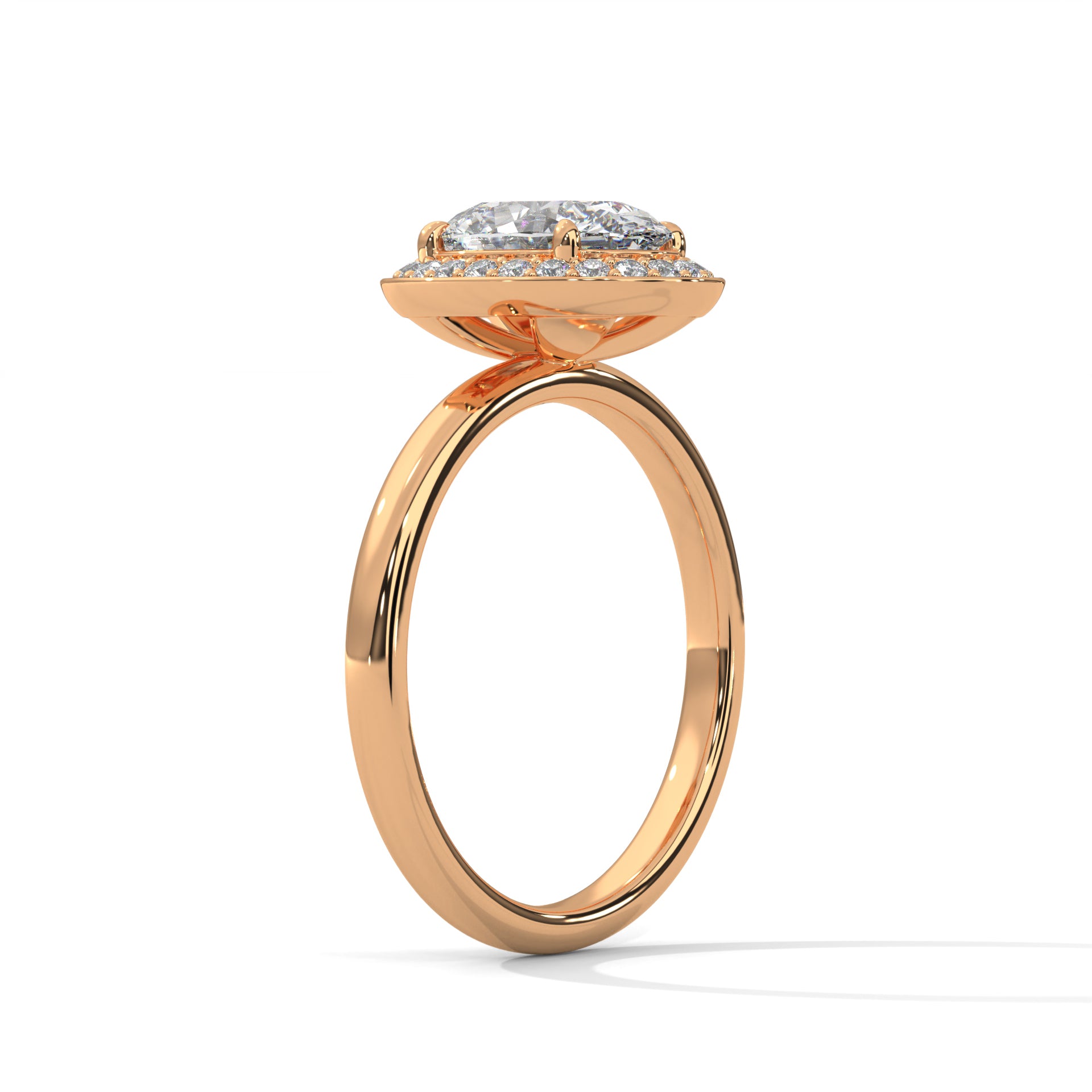 Stella - Rose Gold - stella-RG-oval-angle