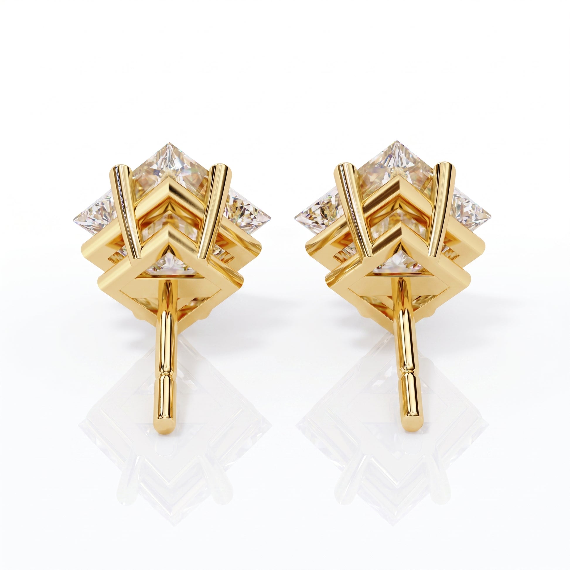 Sylvie - Yellow Gold - sylvie-YG-princess-back