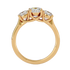 Tara - Yellow Gold - tara-YG-cushion-front