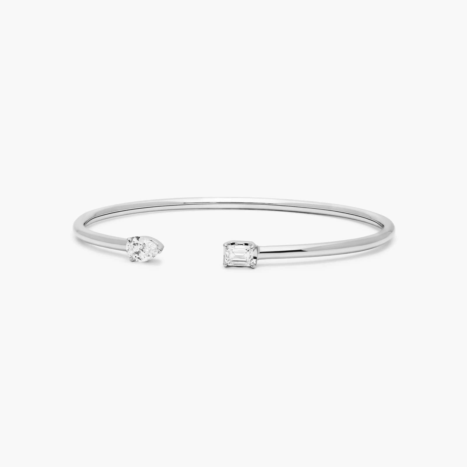 Esme - White Gold - tennis_7-WG-pear_emerald-angle