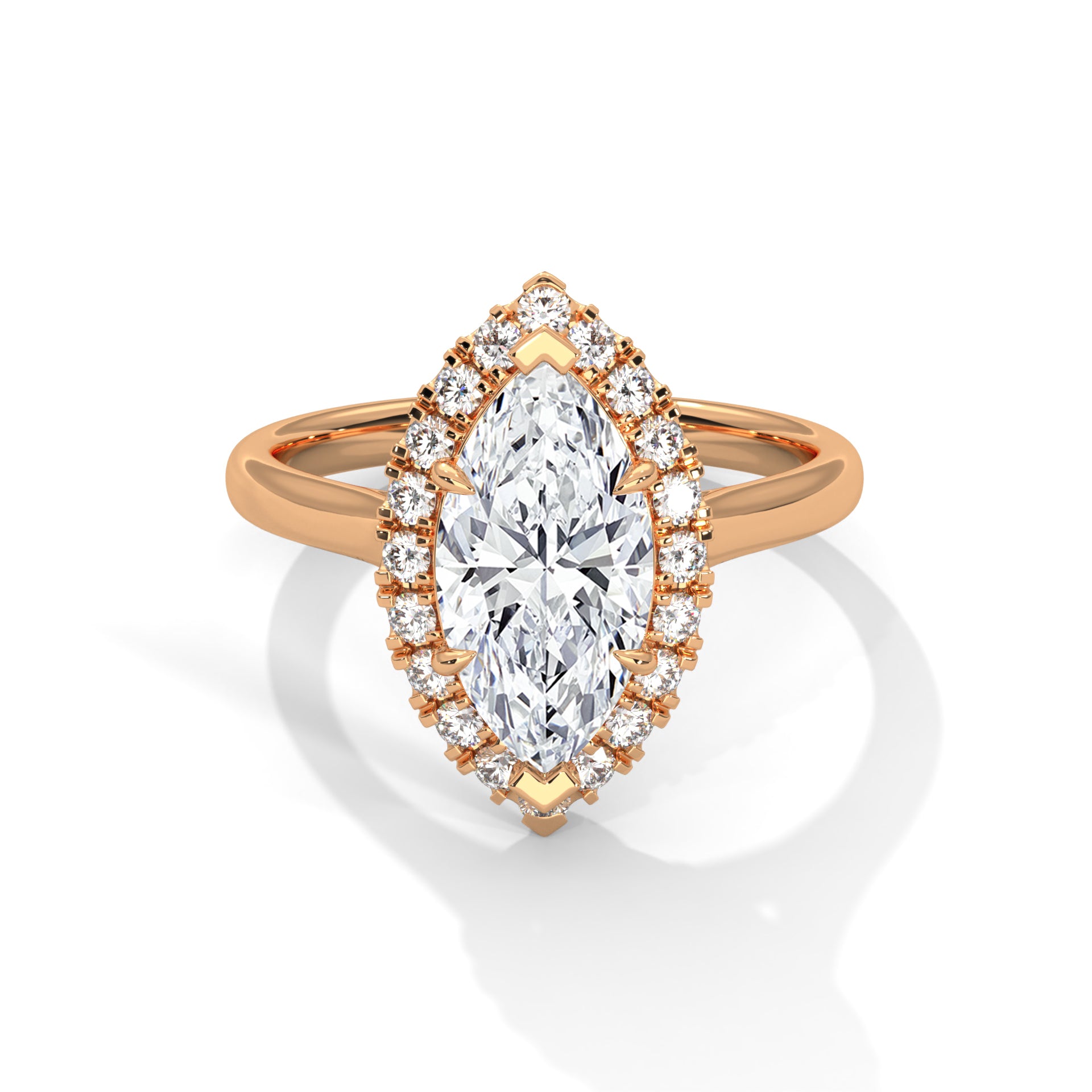 Thea - Rose Gold - marquise-hero