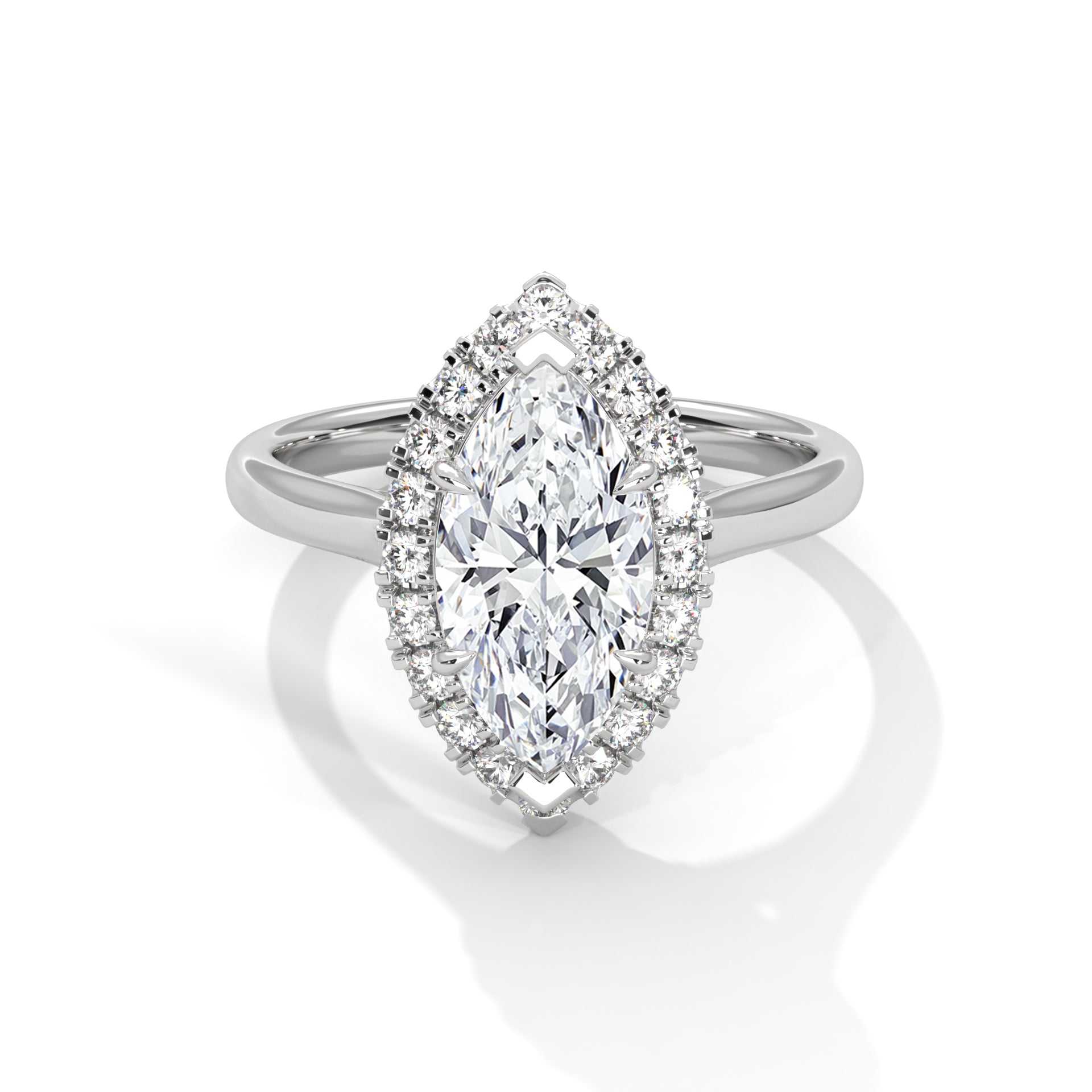 Thea - White Gold - marquise-hero