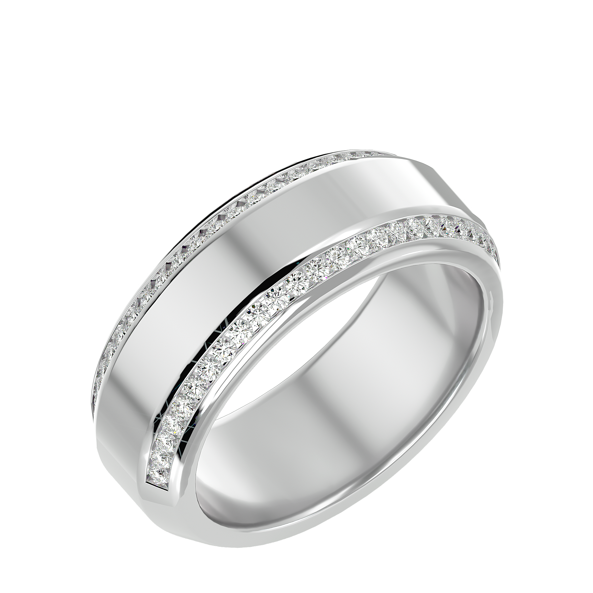 Tom - White Gold - tom-WG-round-angle