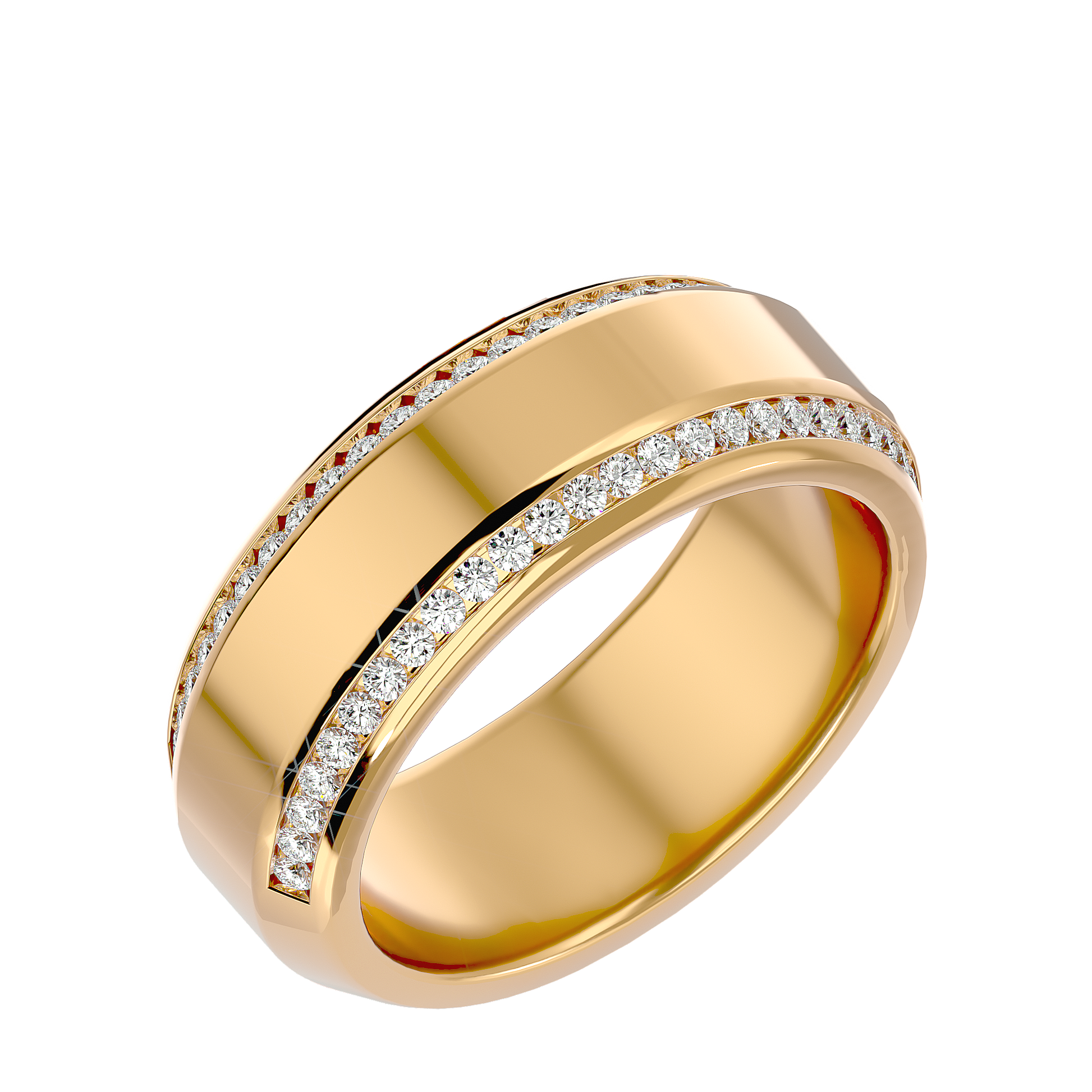 Tom - Yellow Gold - round-angle