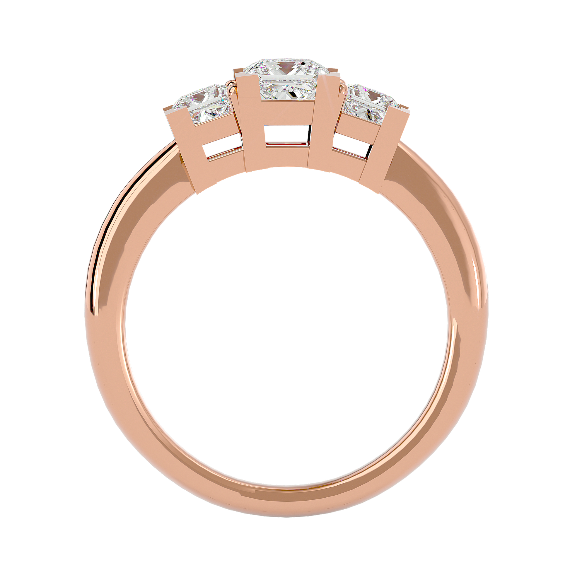 Uma - Rose Gold - princess-front