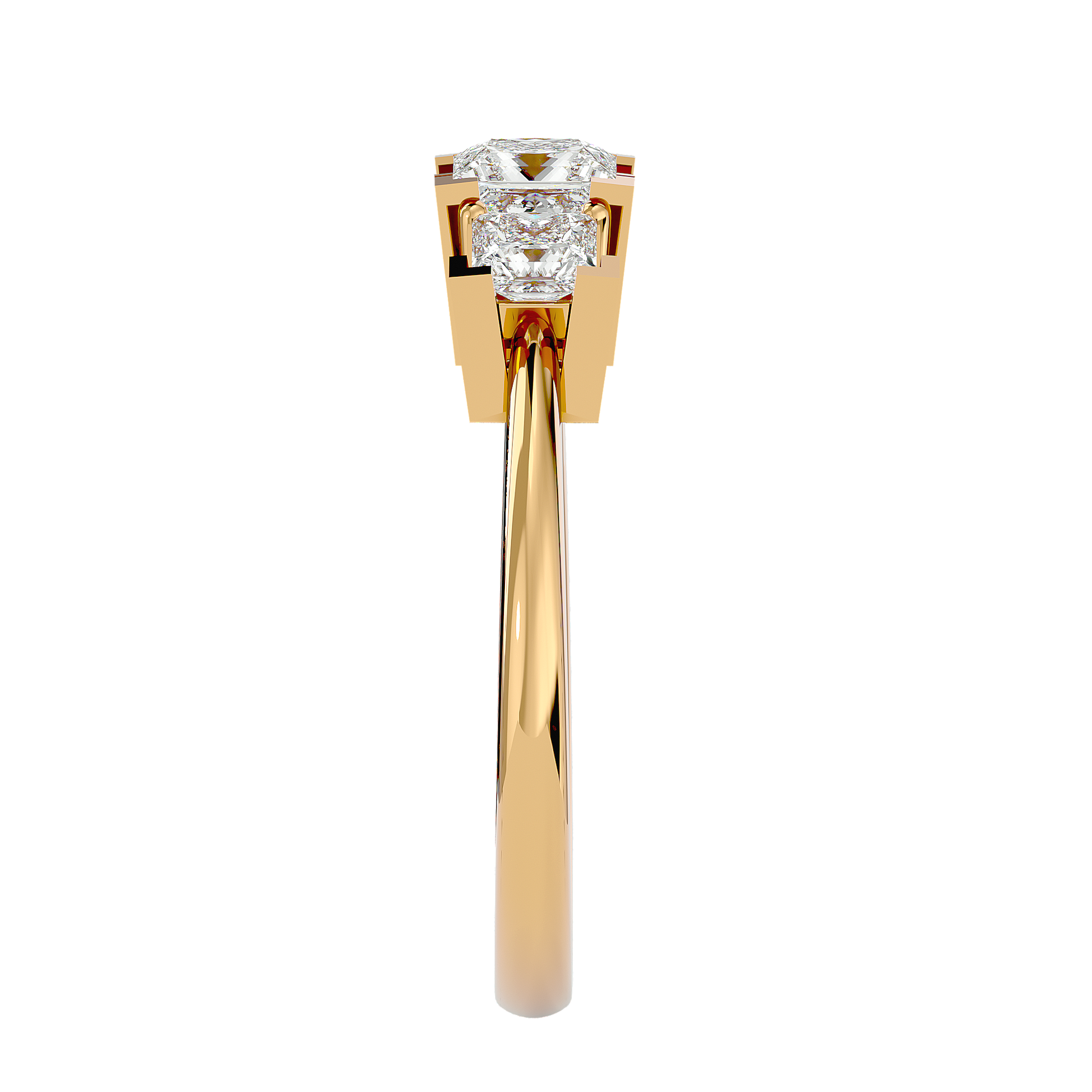 Uma - Yellow Gold - princess-side