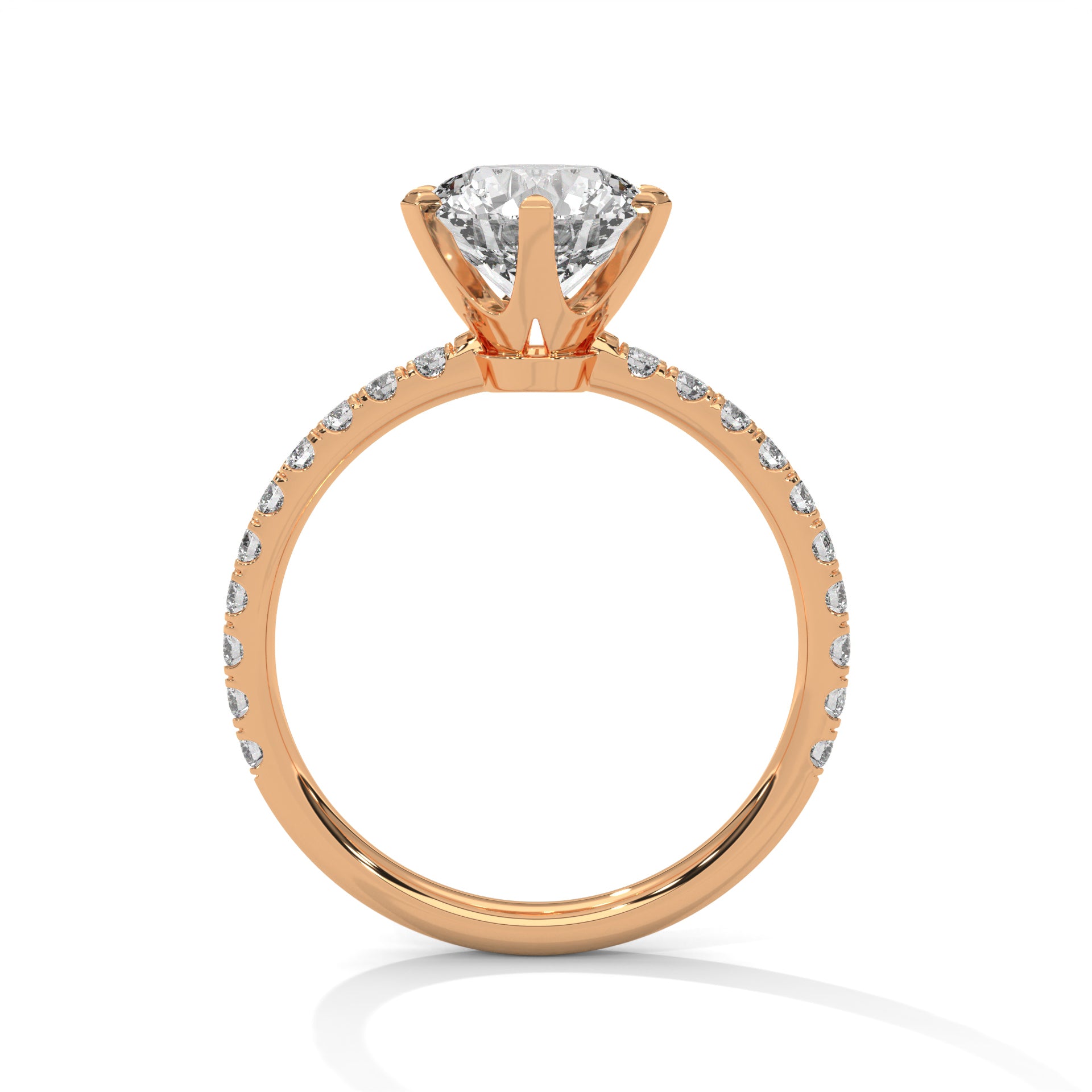 Ursula - Rose Gold - round-front