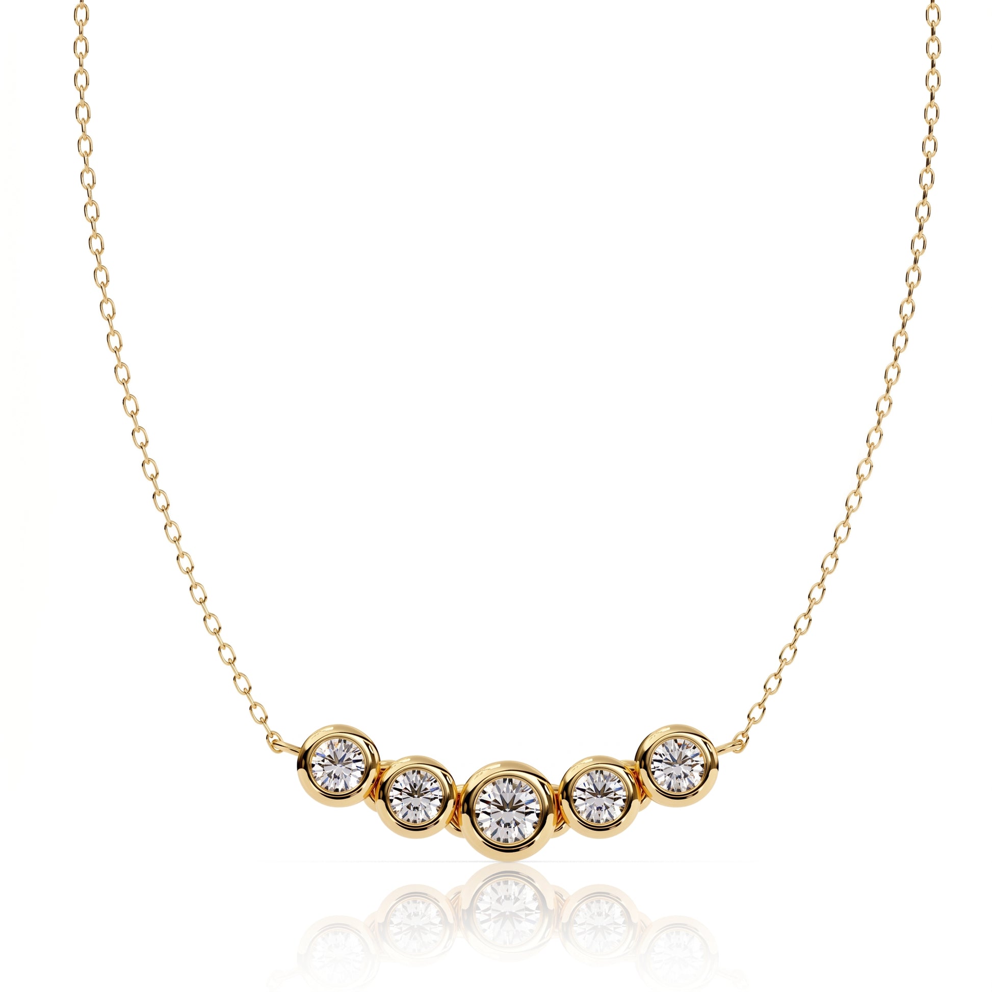 Valentina - Yellow Gold - valentina-YG-round-front