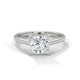 Vera - Classic Four-Prong Cathedral Lab Grown Diamond Engagement Ring