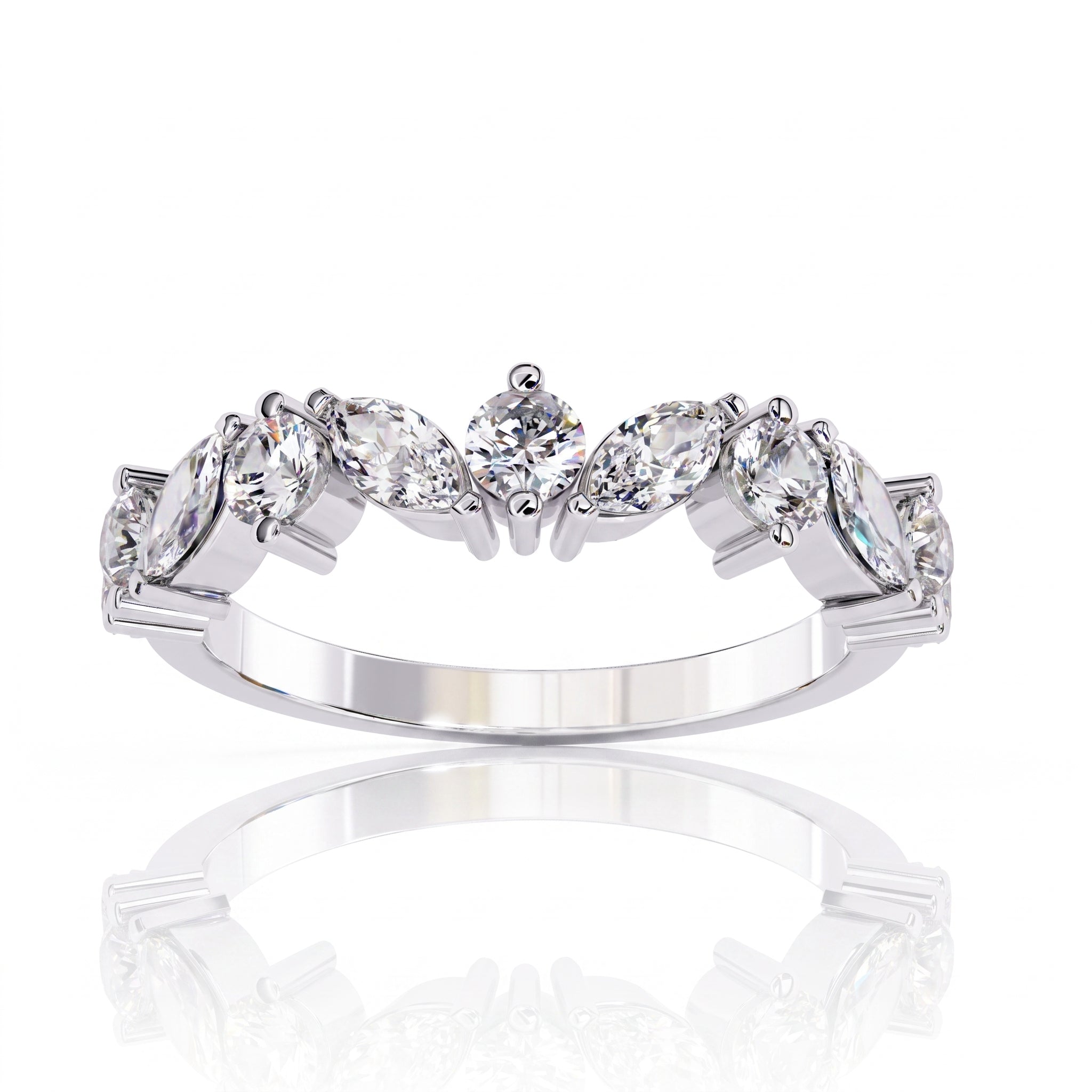 Vesper - White Gold - vesper-WG-round-angle