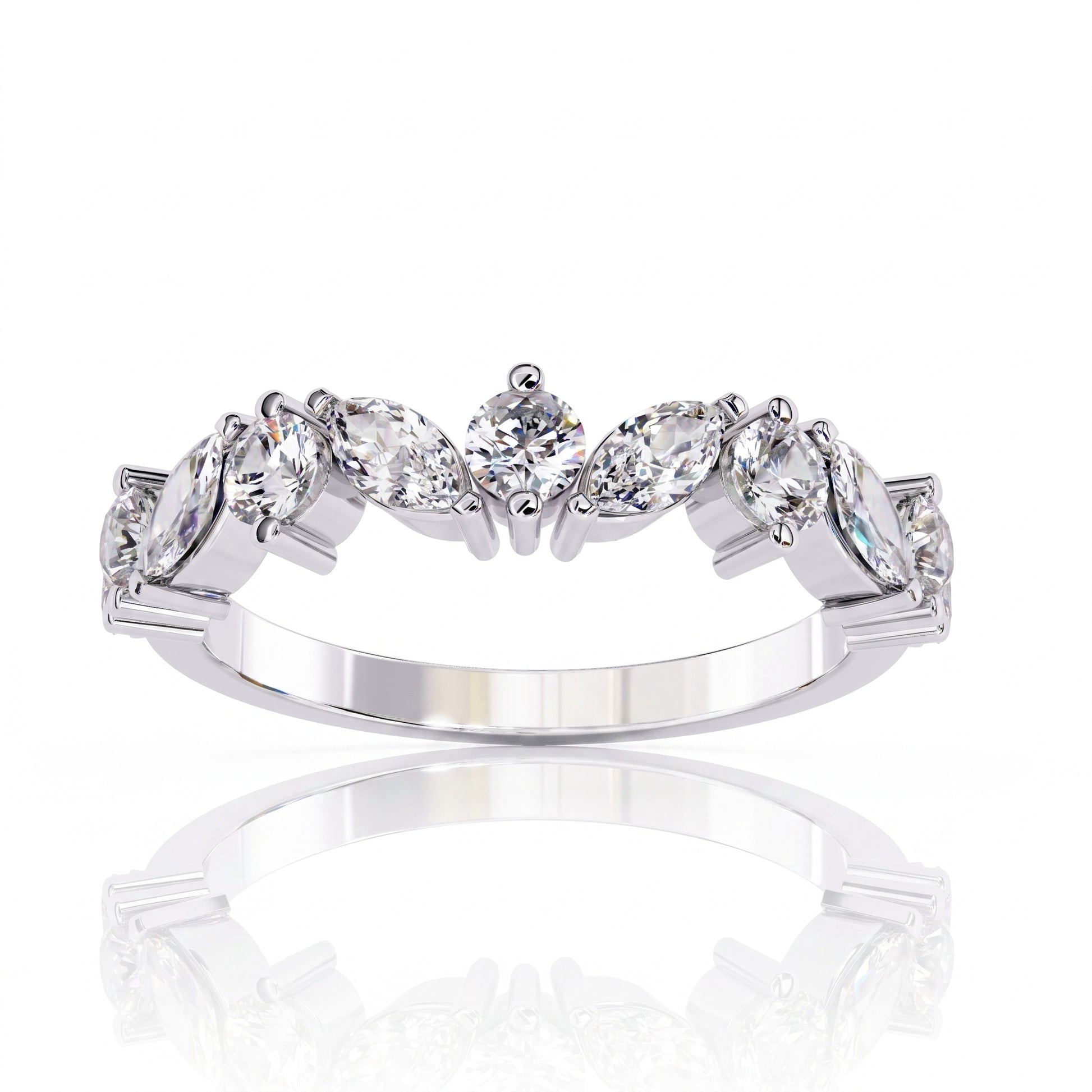 Vesper - White Gold - vesper-WG-round-angle