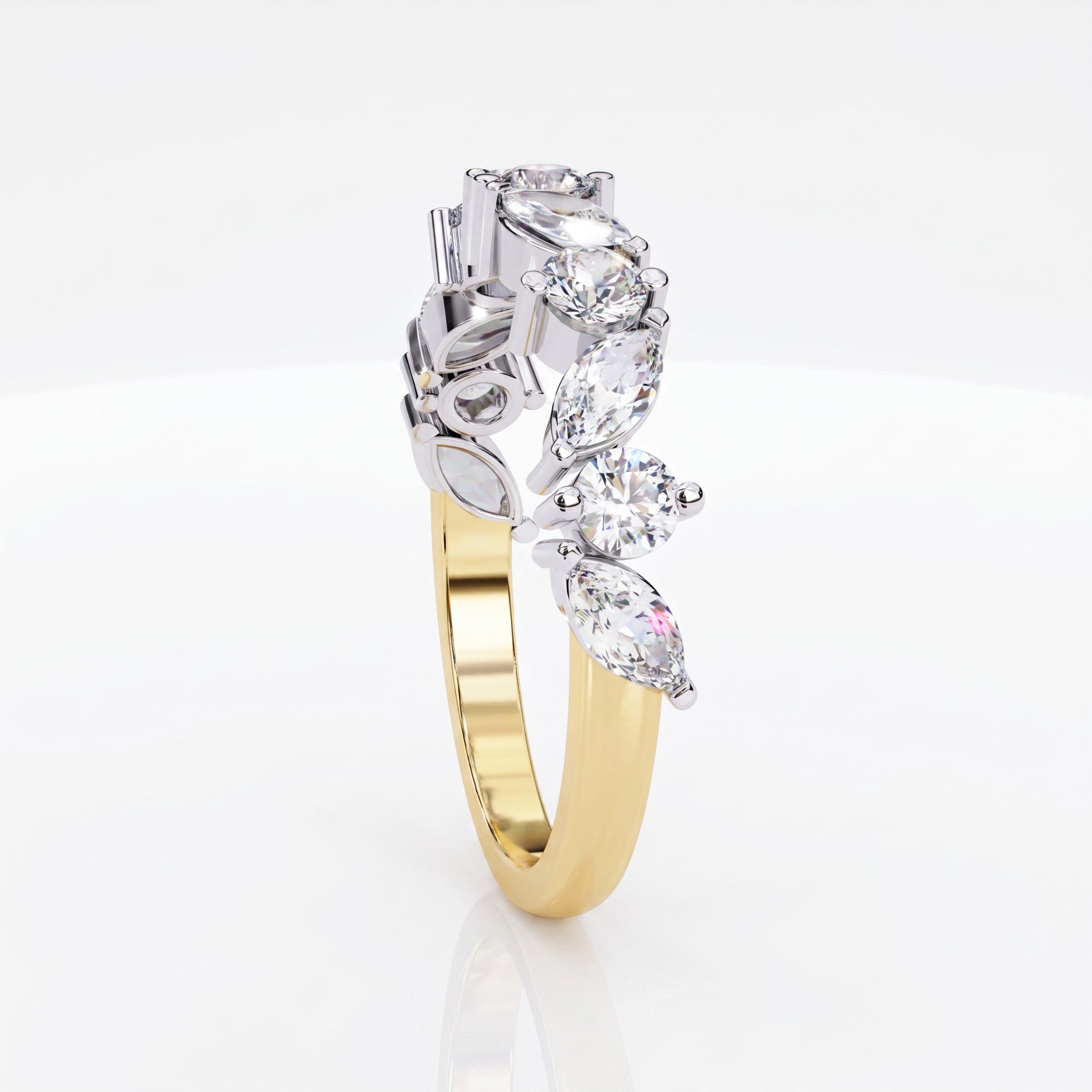 Vesper - Yellow Gold - vesper-YG-round-angle