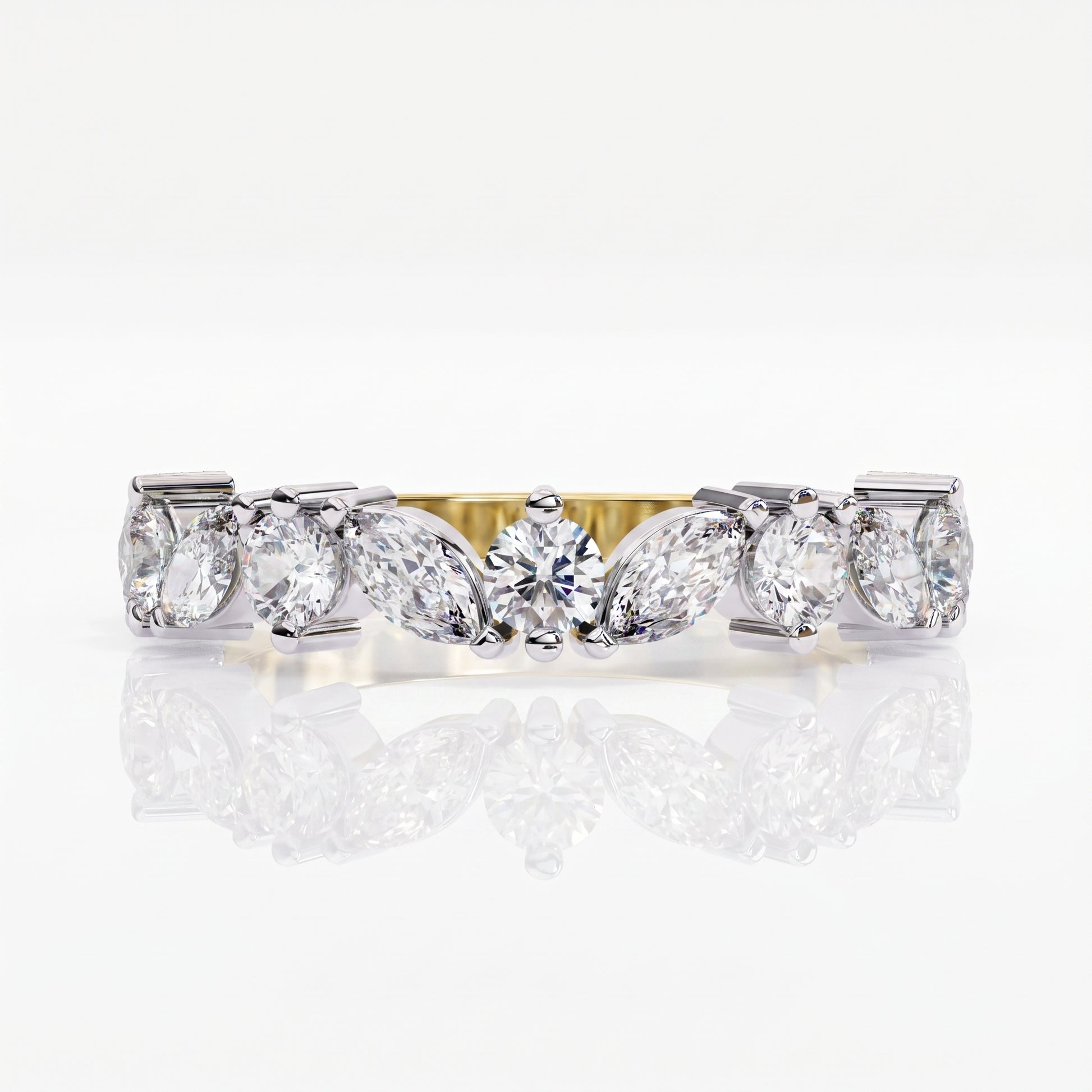 Vesper - Yellow Gold - vesper-YG-round-front