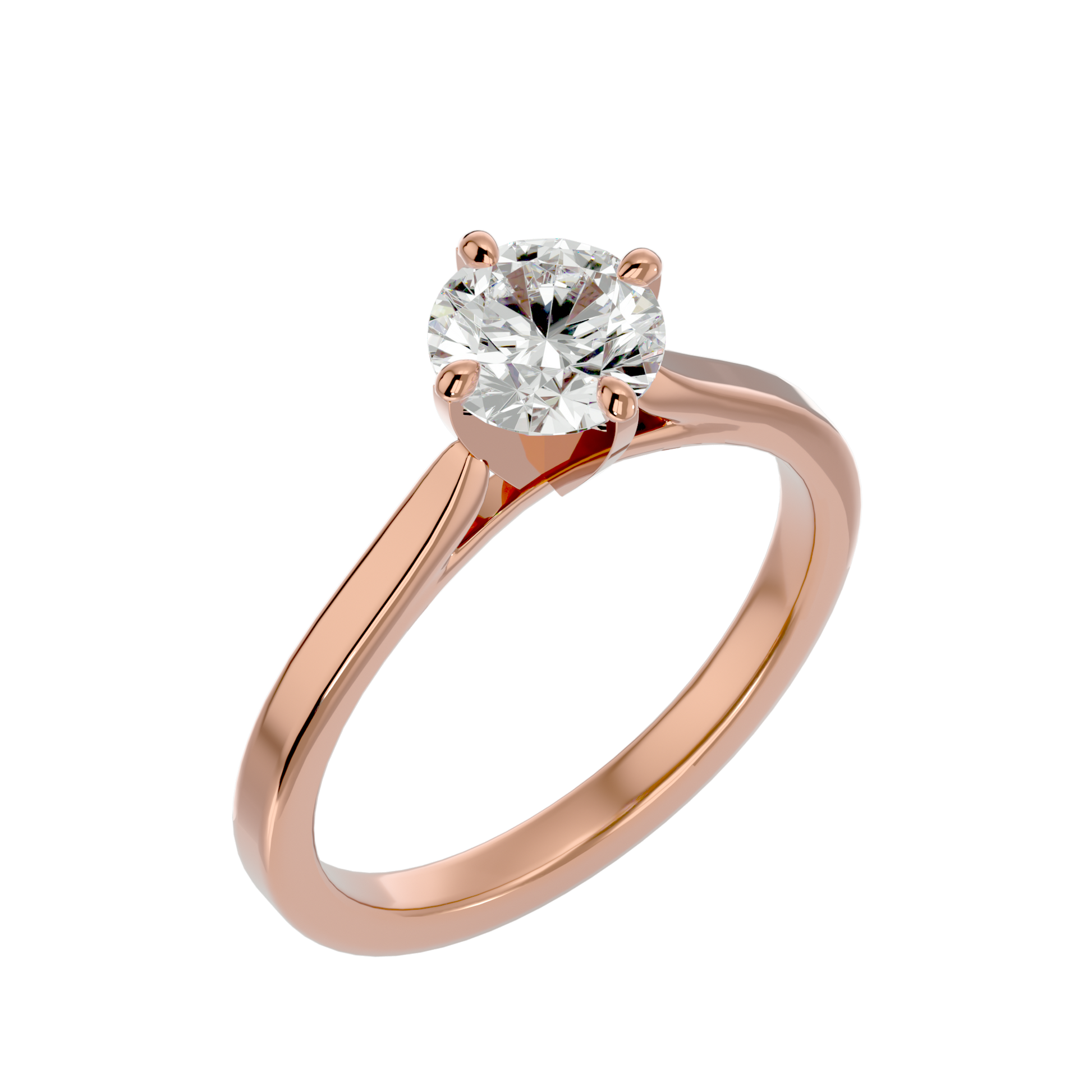 Violet - Rose Gold - round-front-3