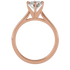 Violet - Rose Gold - round-front