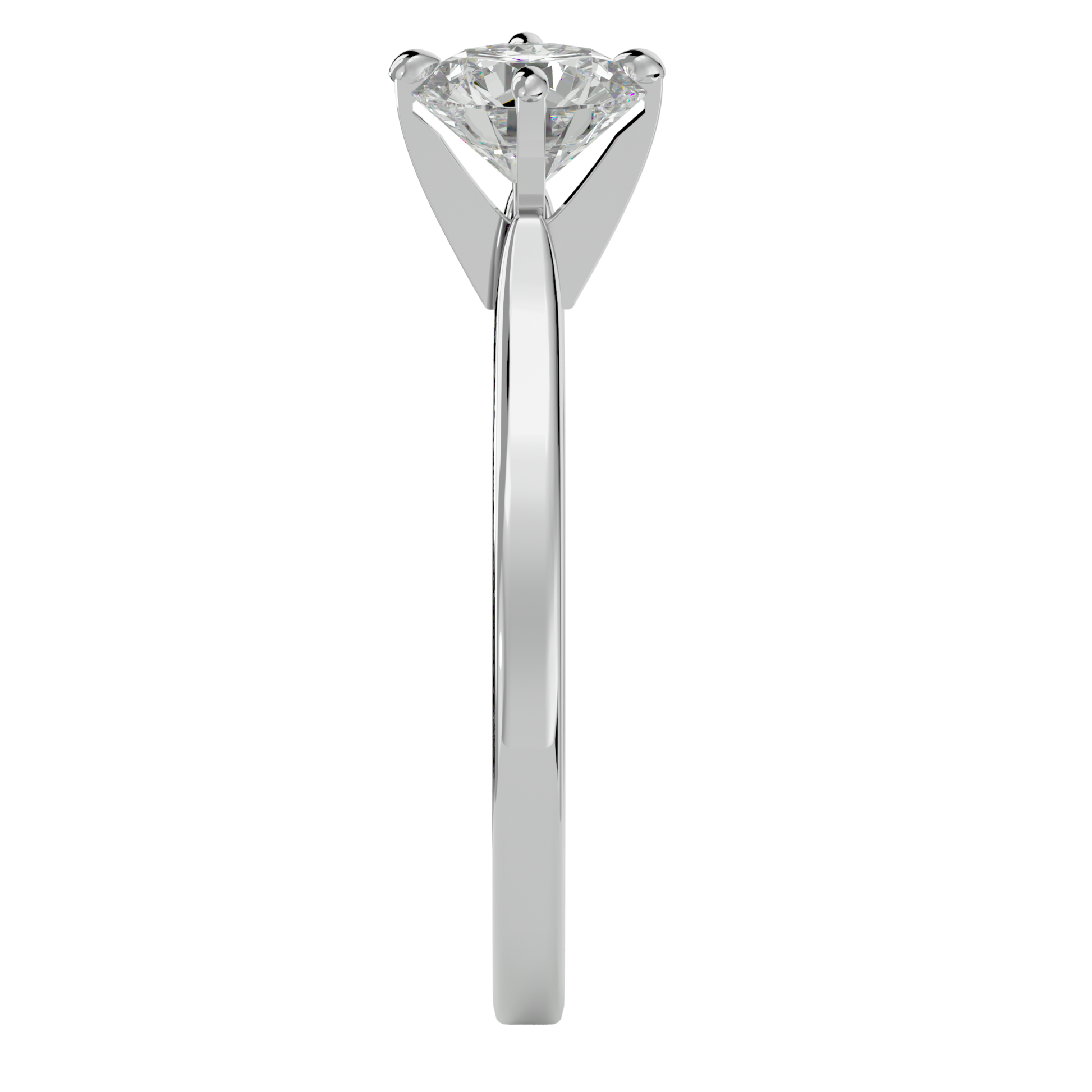 Violet - White Gold - round-side