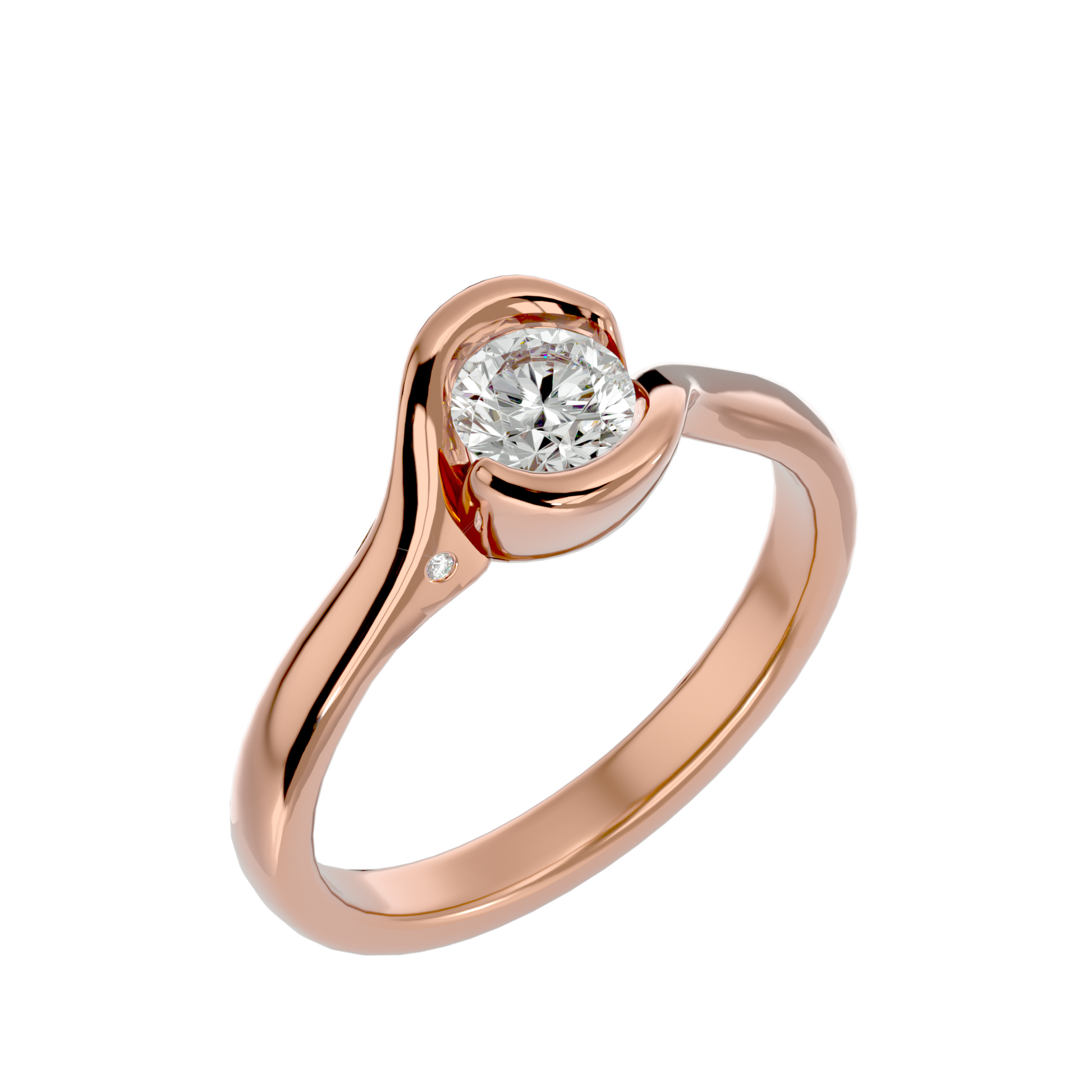 Willow - Rose Gold - round-front-3