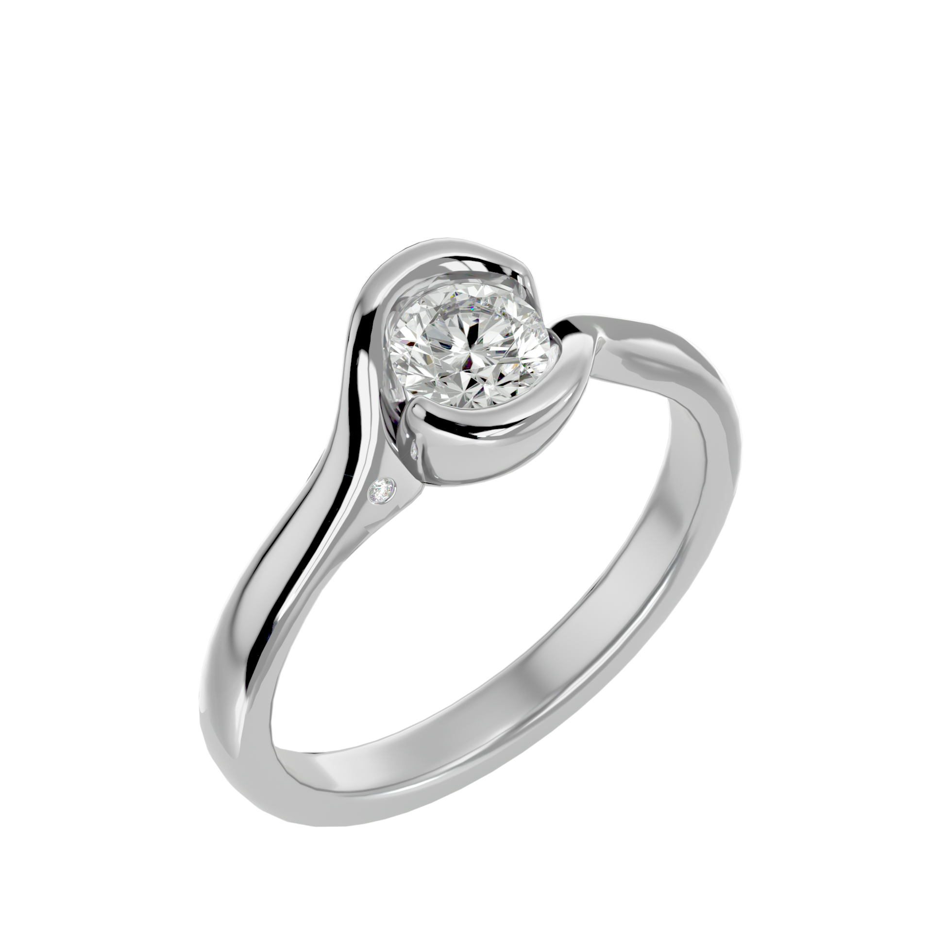 Willow - White Gold - round-front