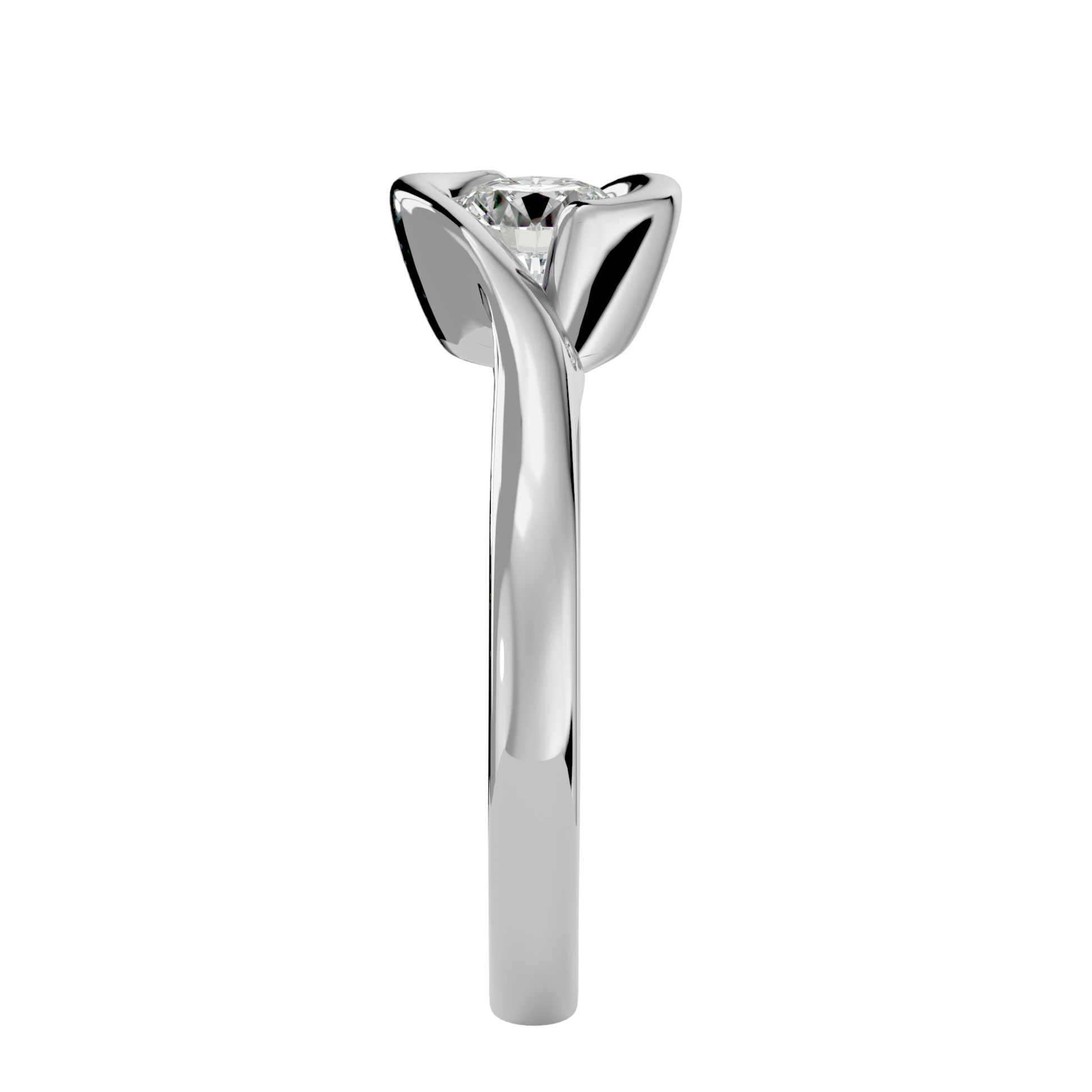 Willow - White Gold - round-side